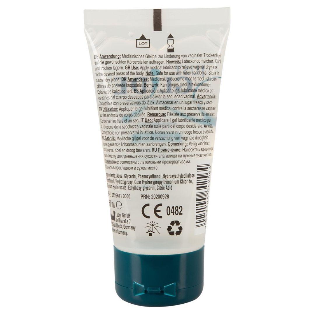 Gleitgel auf Wasserbasis "Premium" | Mit Hyaluron und Panthenol  | Just Glide