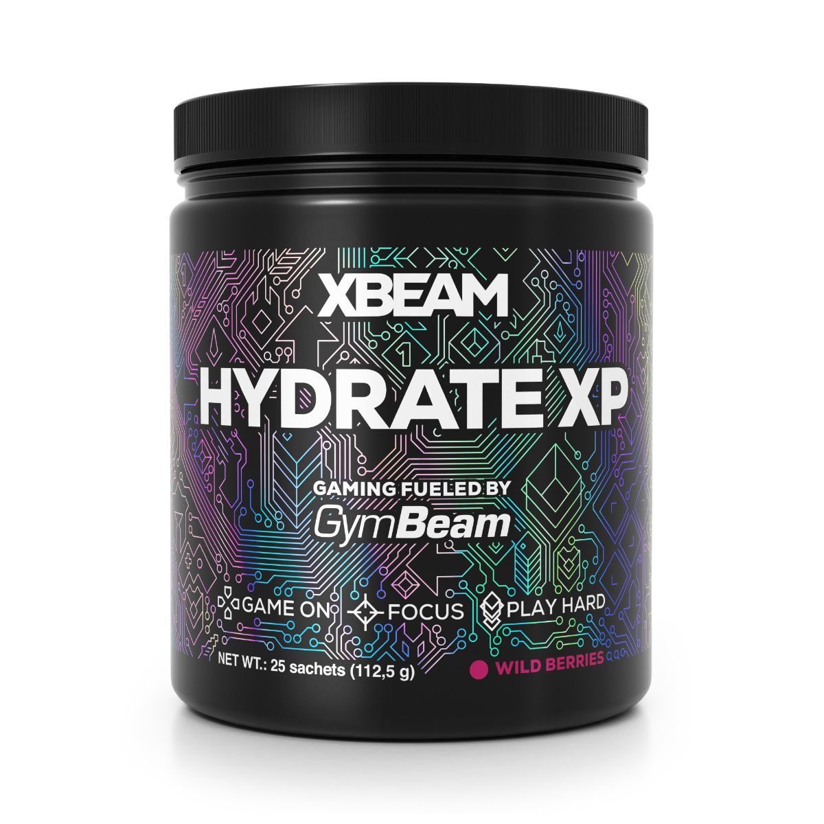 GymBeam Hydrate XP Elektrolyt-Vitamin-Komplex Pulver 112,5 g