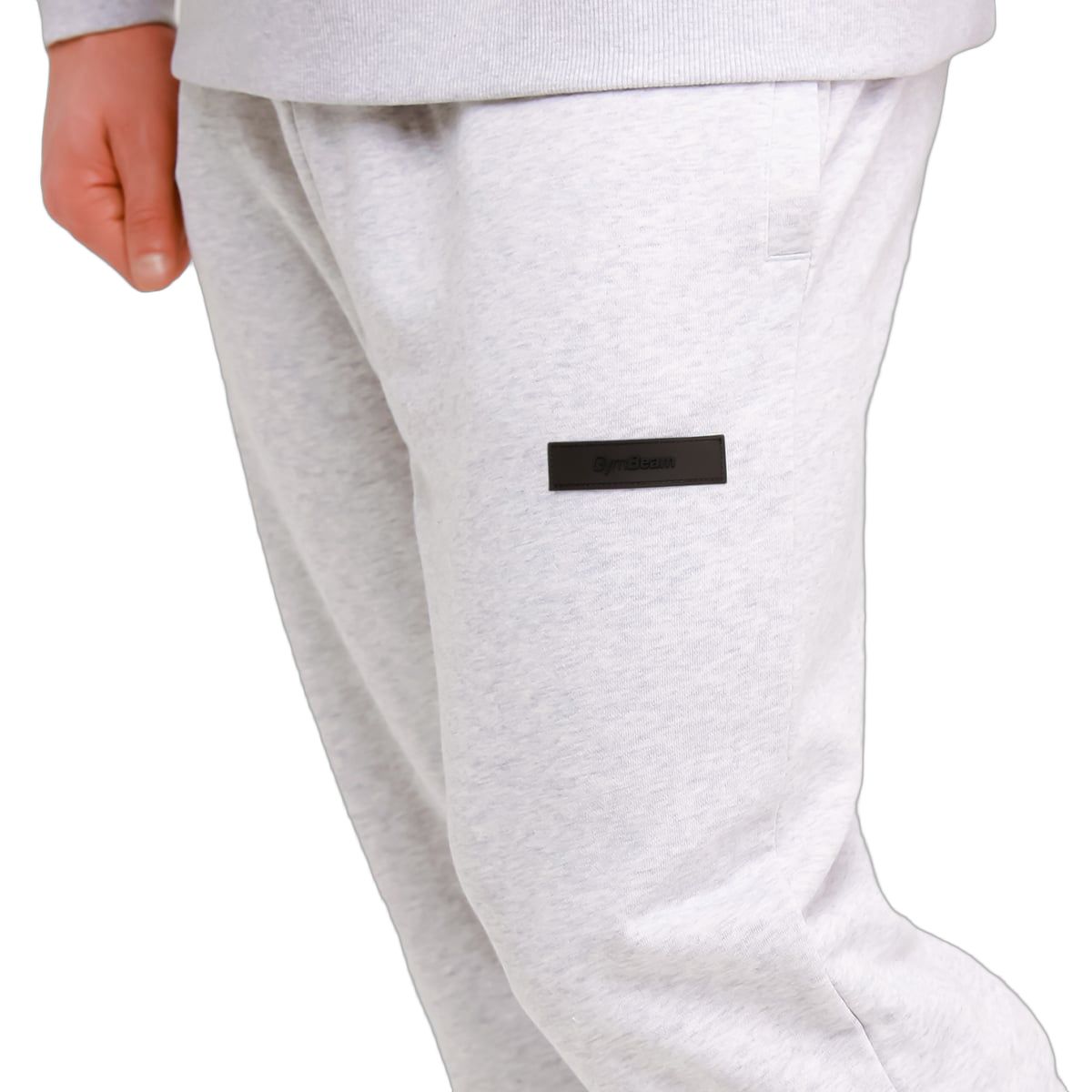 GymBeam Jogginghose Herren Regular Fit mit Gummizug und Taschen Unity Grau