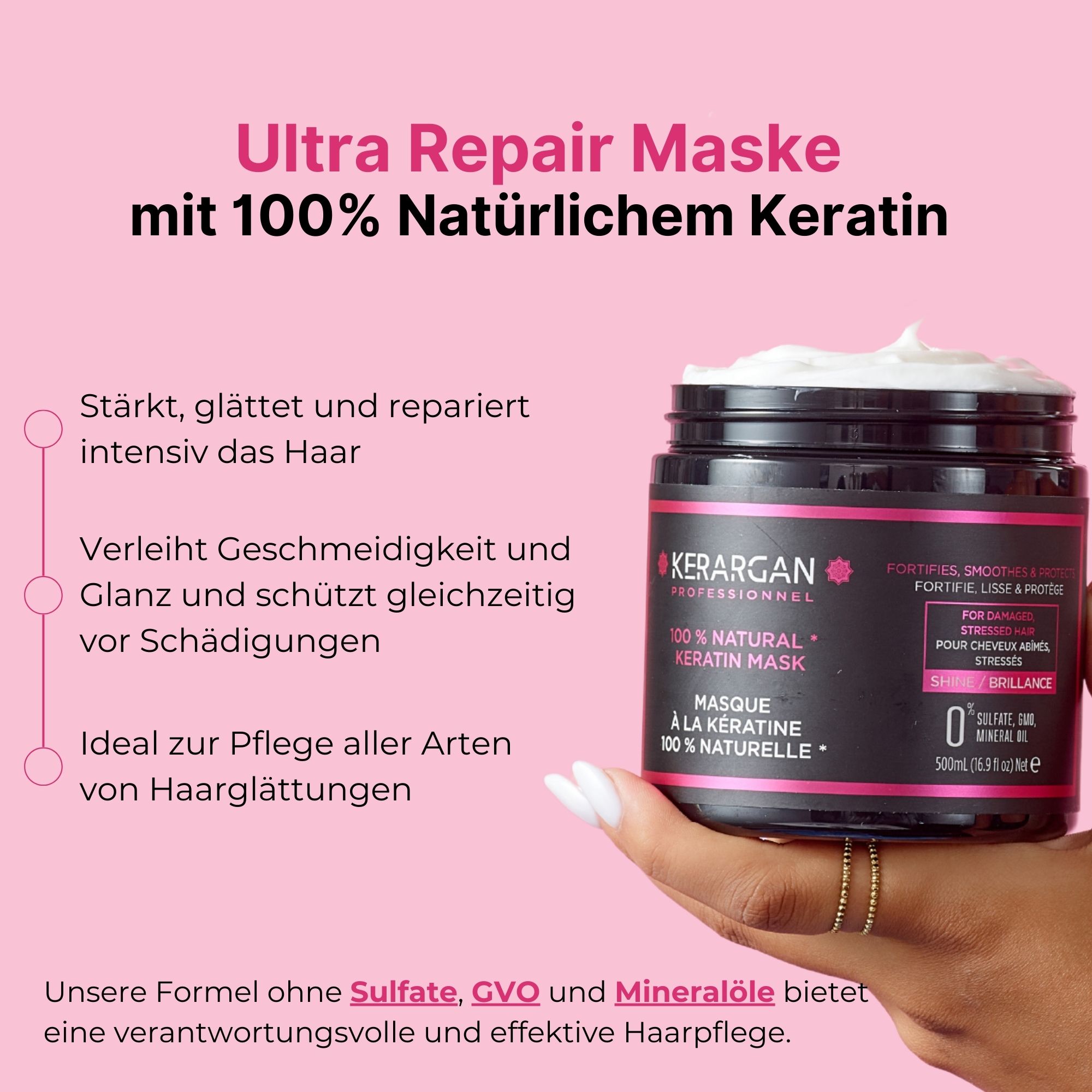 Kerargan - Ultra reparierende Maske mit Keratin