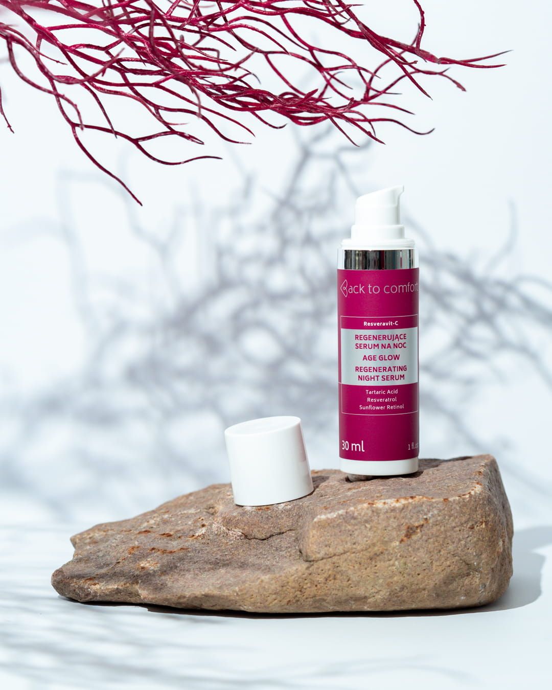 Back To Comfort Regenerierendes Nachtserum mit Resveratrol AGE GLOW