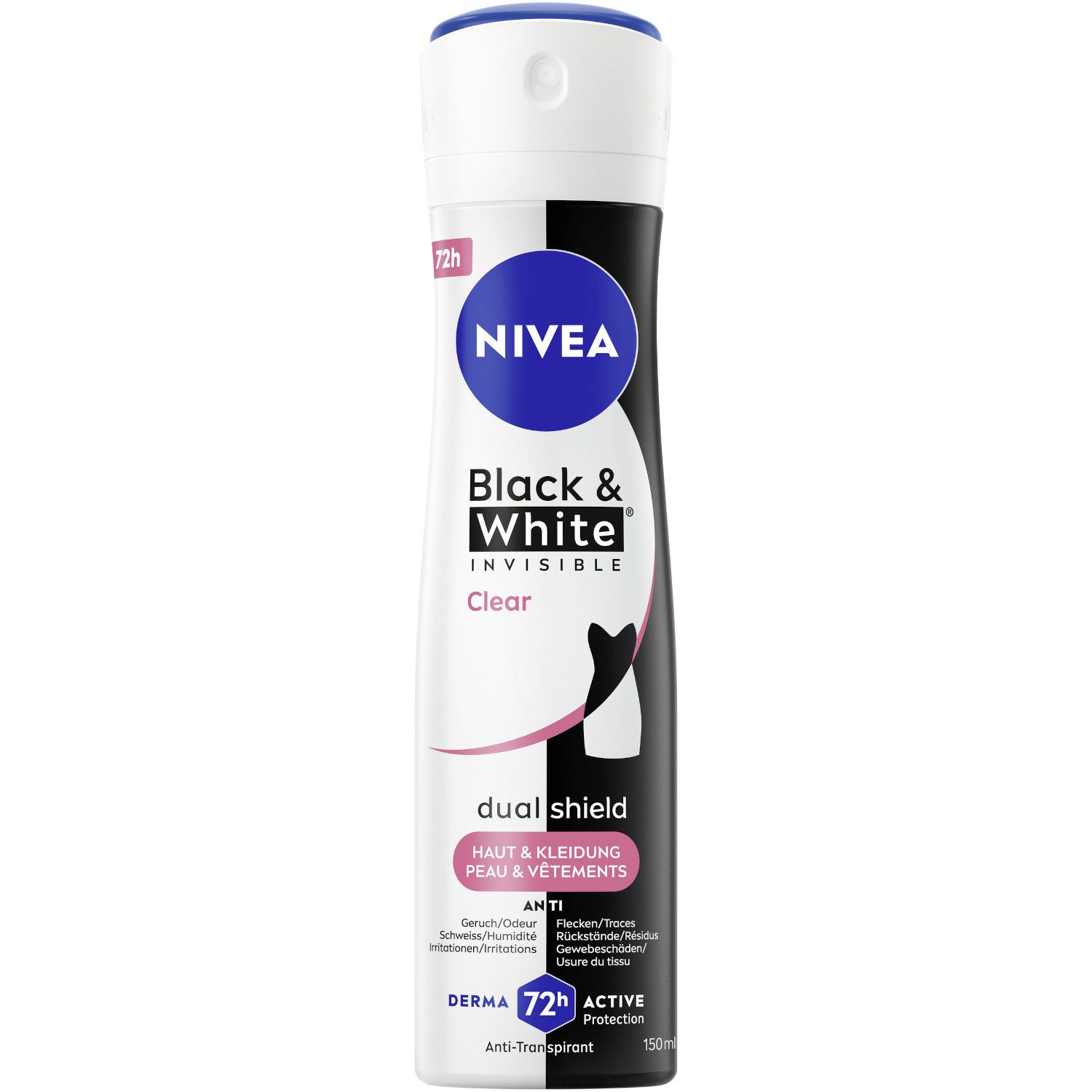 NIVEA Black & White Invisible Clear Deo Spray