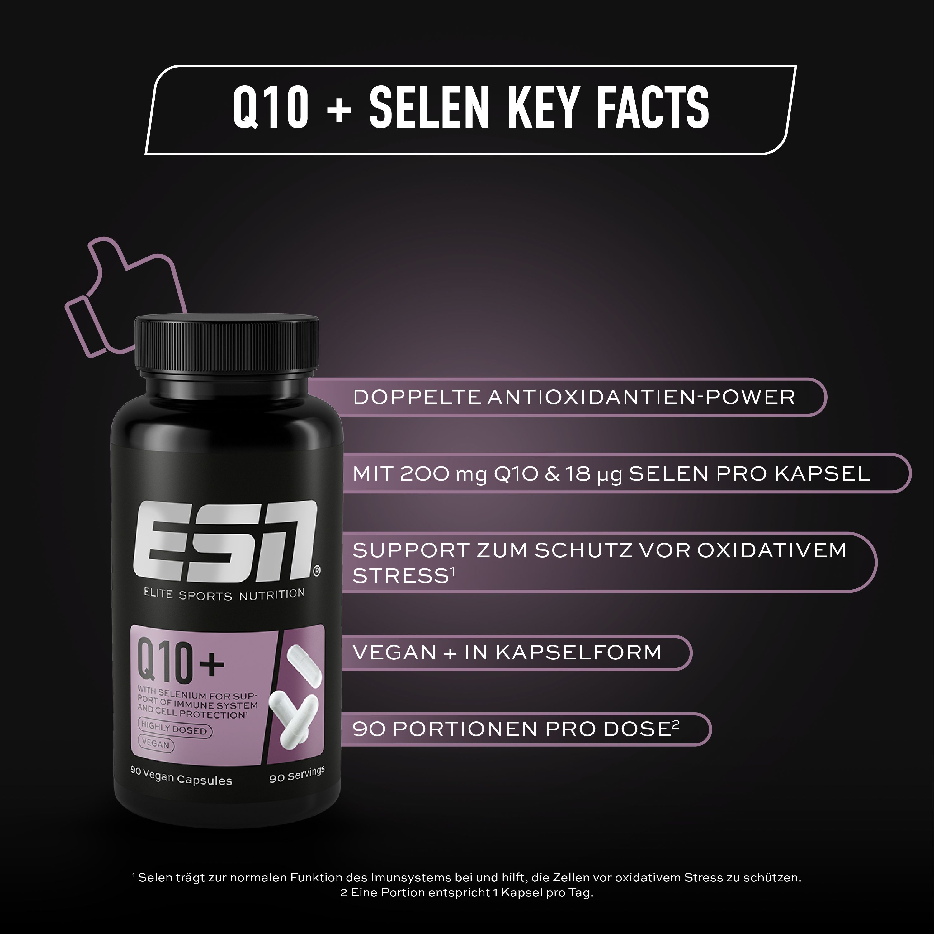 ESN Q10 + Selen Kapseln