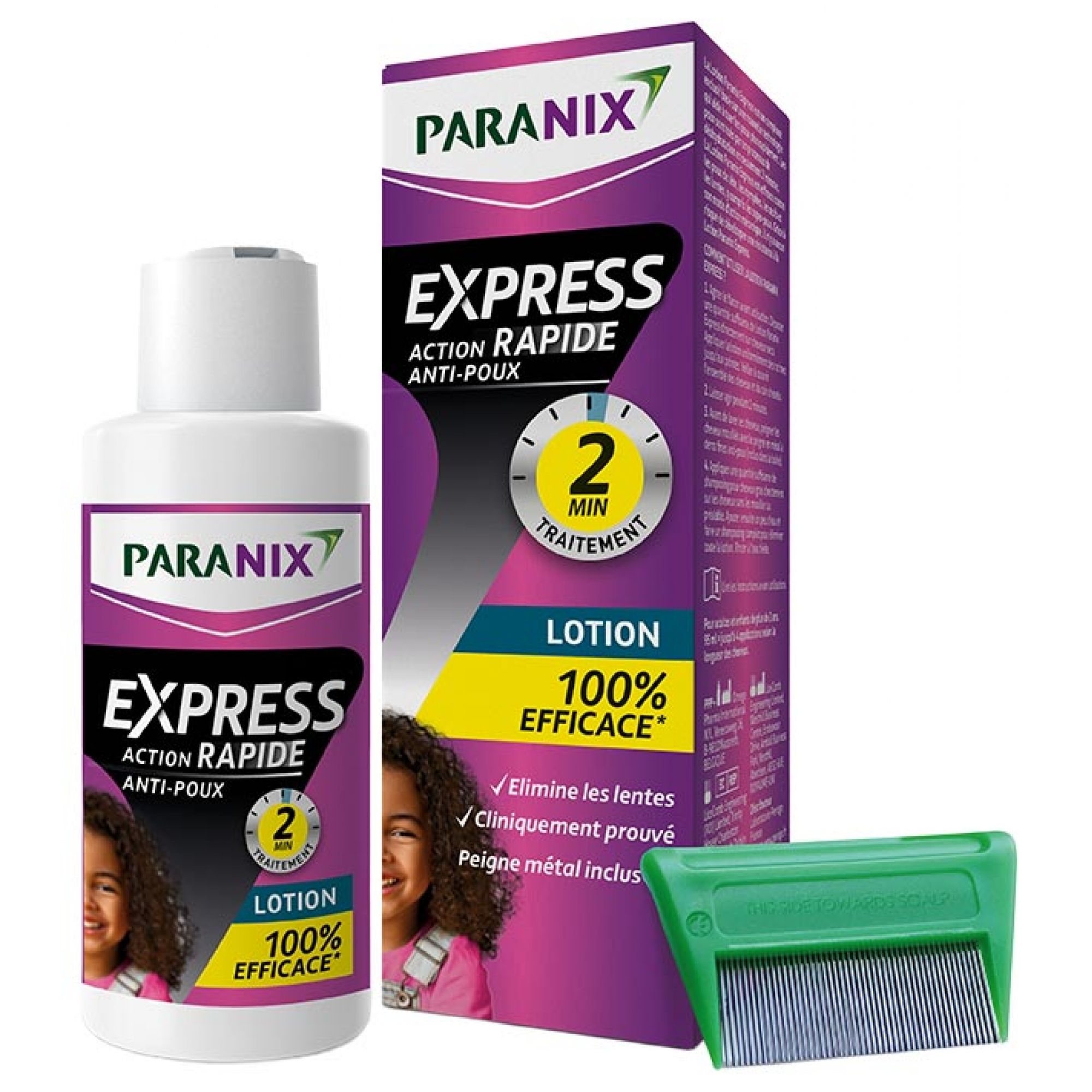 Paranix Express Schnelle Wirkung 2 Minuten Anti-Läuse Lotion 1 6,1x6x16,6 cm