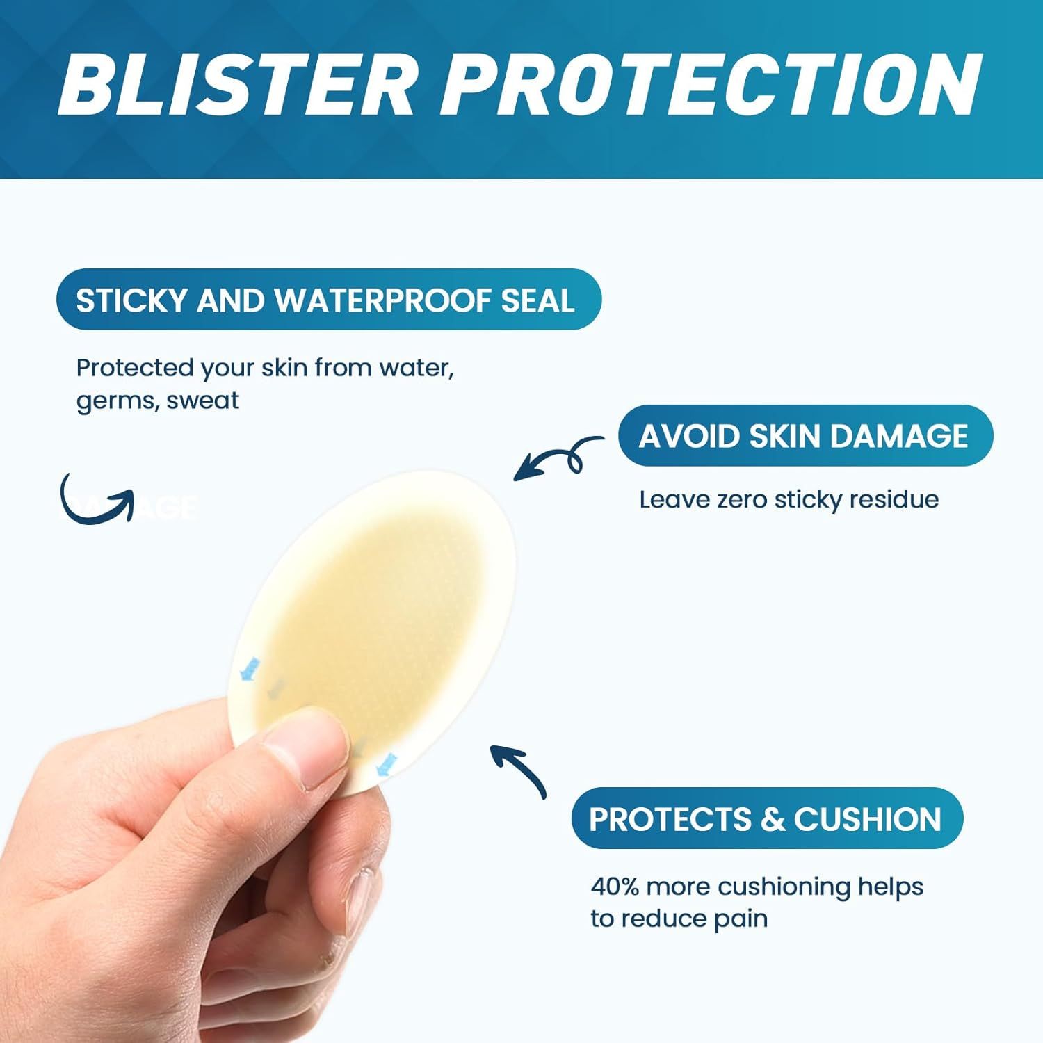 Kimihome Hydrokolloid-Blisterpflaster für Füße