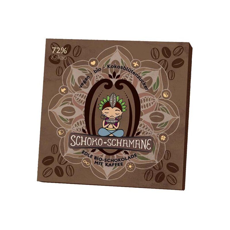 Mindsweets - Schoko Schamane mit Kaffee 72%