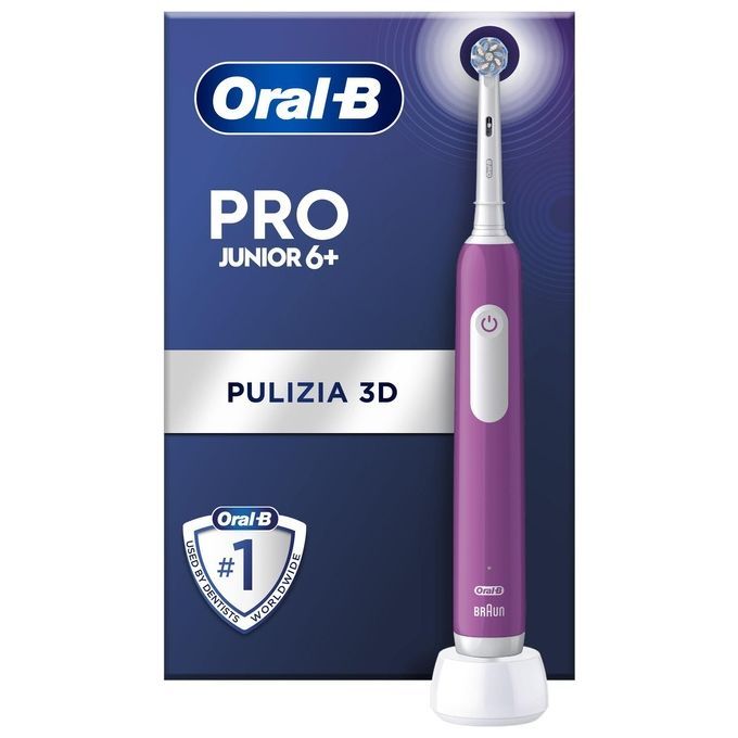 Oral-B - Elektrische Zahnbürste "Pro Junior" in Lila