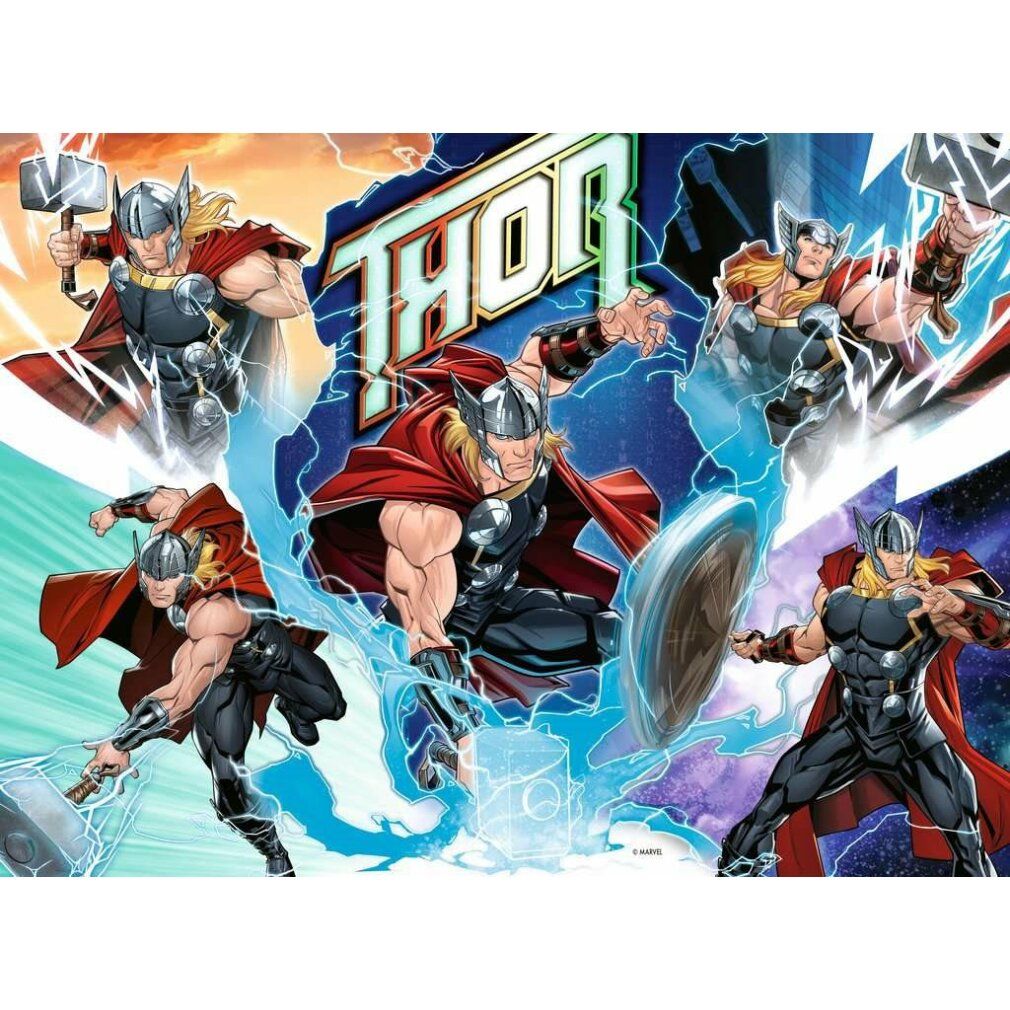 Puzzle ravensburger Eroe Marvel: Thor xxl 100 pezzi