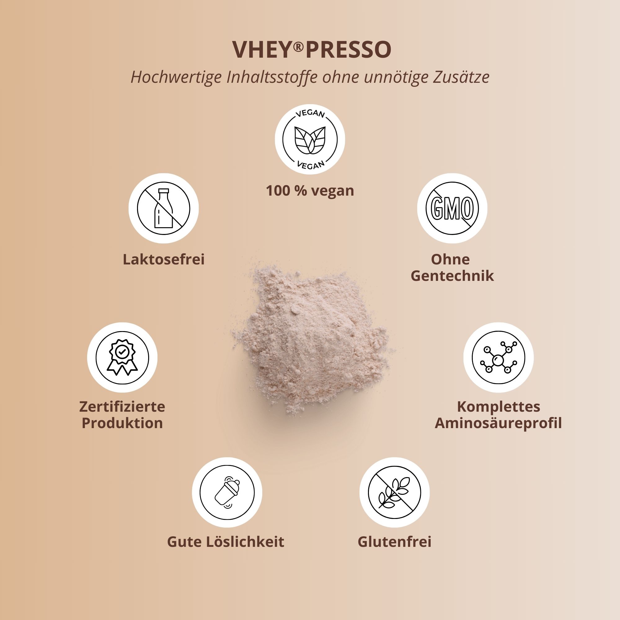nutri+ Vheypresso Proteinkaffee Vegan Vanille