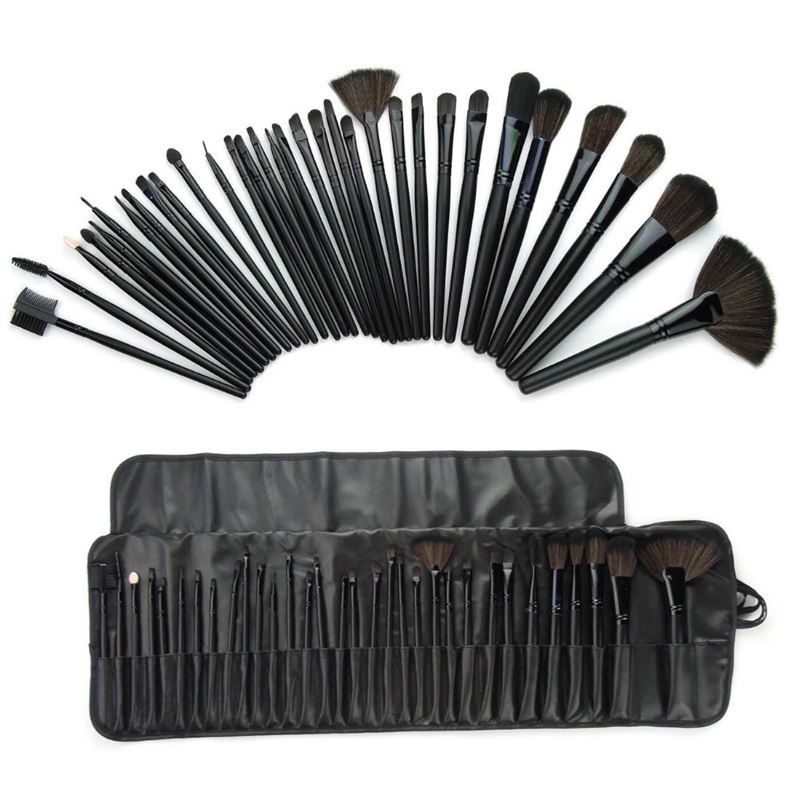 Technique PRO Makeup Pinsel Set - 32 Teile mit schwarzer Tasche