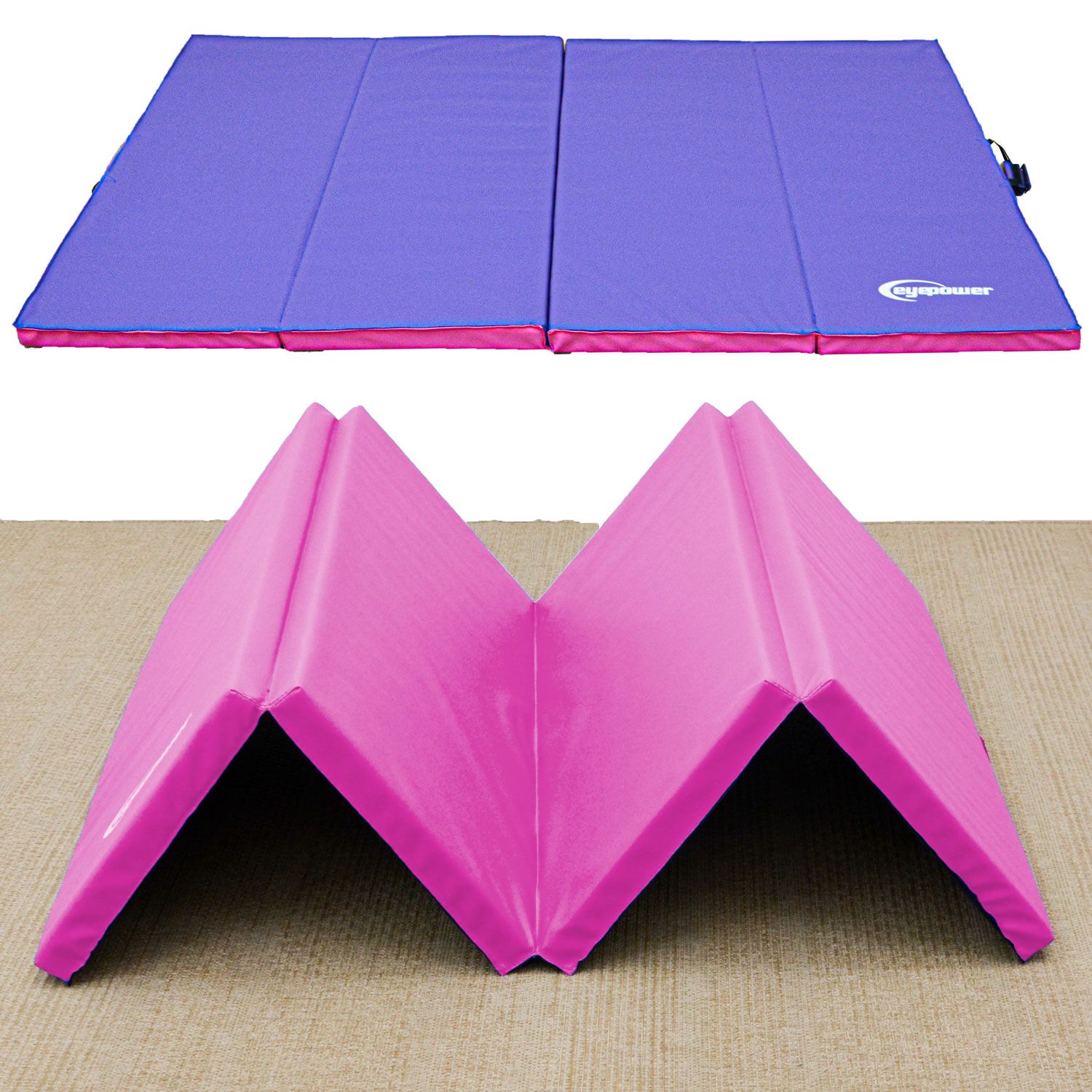 Weichbodenmatte 180*115*5cm pink/aubergine