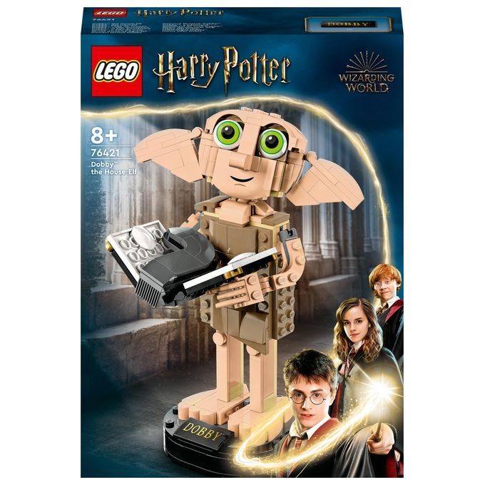 LEGO Harry Potter 76421 Dobby l'Elfo Domestico, Modello Snodabile di Personaggio Iconico, Gioco da
