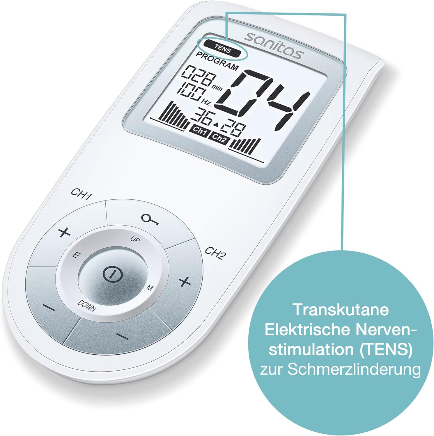 Sanitas Digitales EMS/TENS Elektrostimulationsgerät