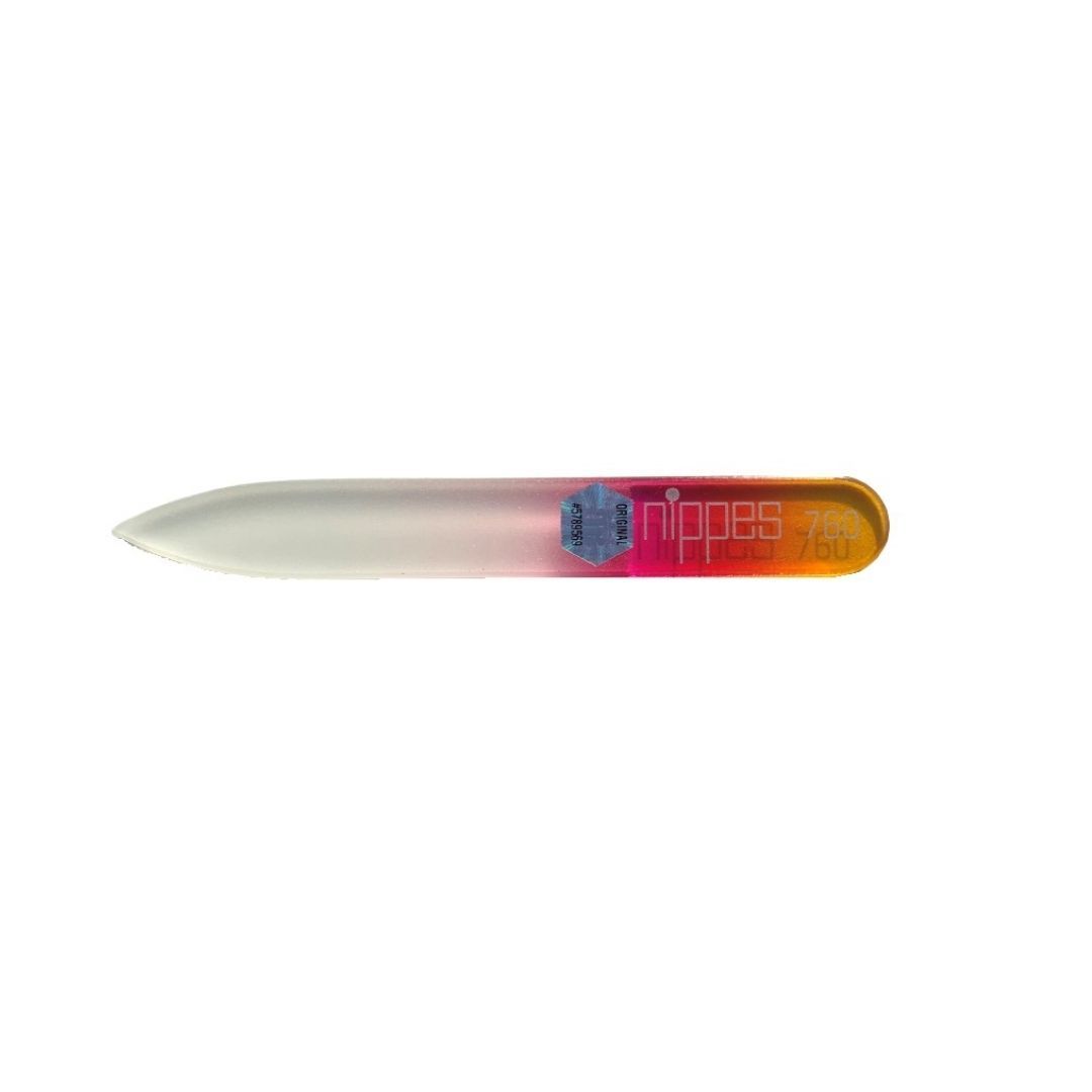 nippes Solingen Glasnagelfeile Rainbow klein Gelb