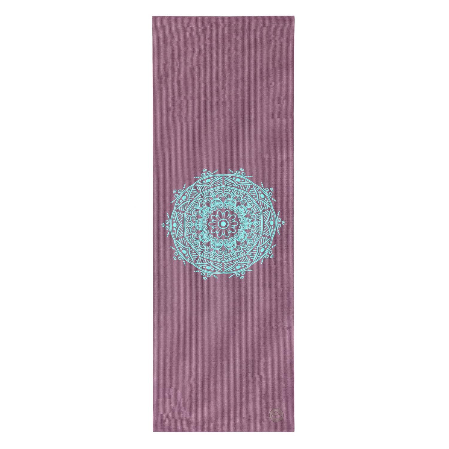 bodhi Yogamatte LEELA Collection PVC aubergine/türkis