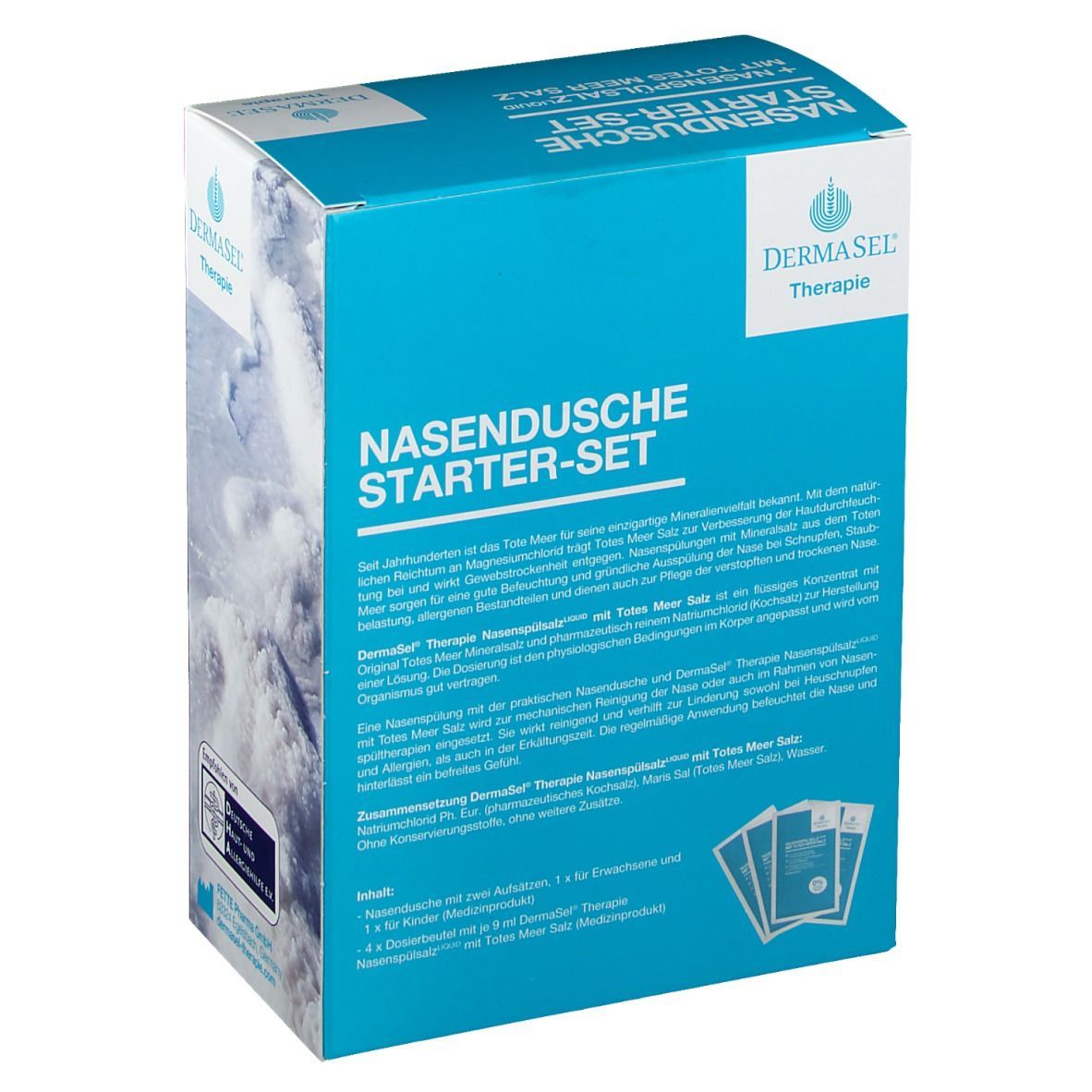 DERMASEL® Therapie Totes Meer Nasendusche Starter-Set