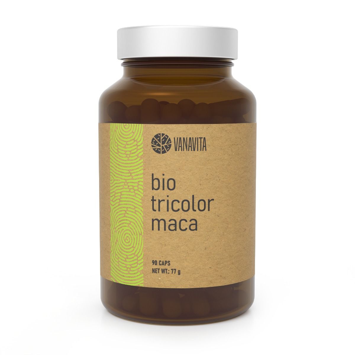 Maca Tricolore BIO maca gialla, nera e rossa in capsule