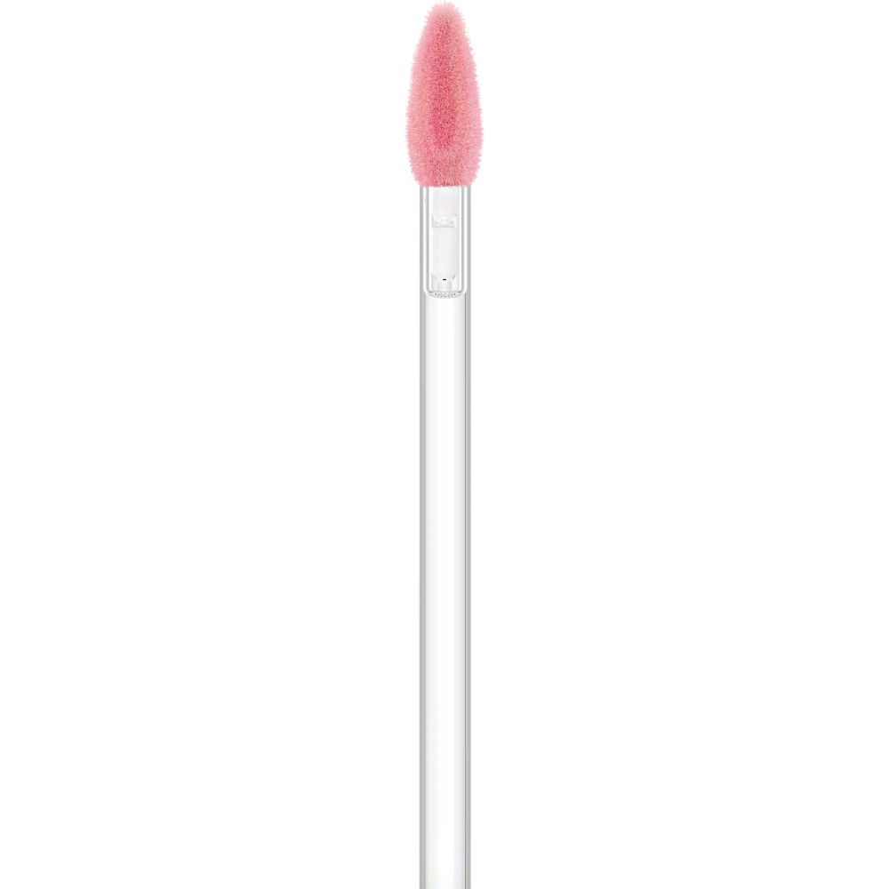 Applikator für Lippen-Gloss. Rosa Spitze, transparenter Stiel.