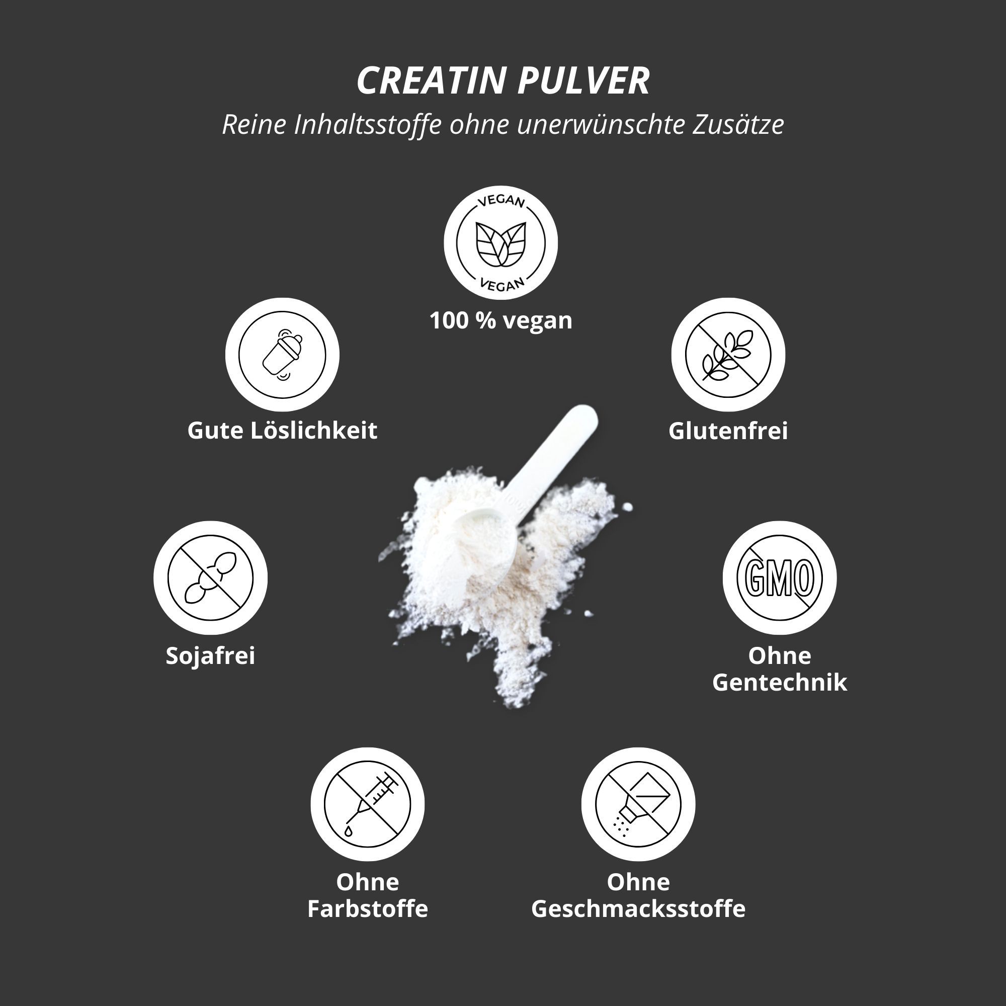 Alphatier Conquerer Creatin Monohydrat 1000 g Pulver