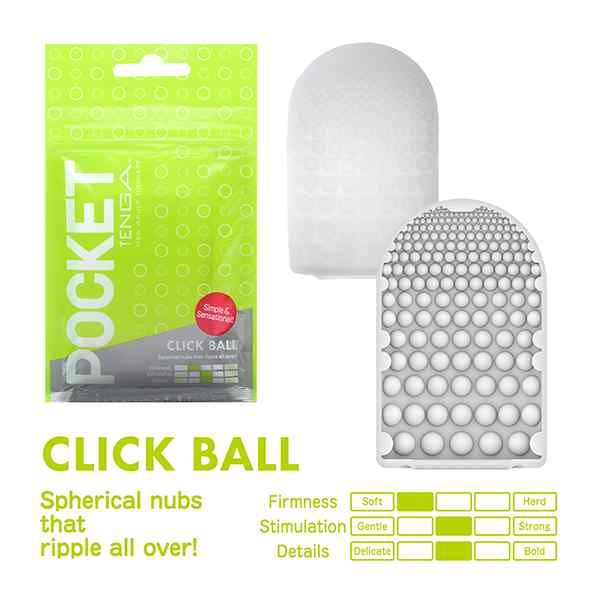 Tenga Pocket Stroker Click Ball 1 St