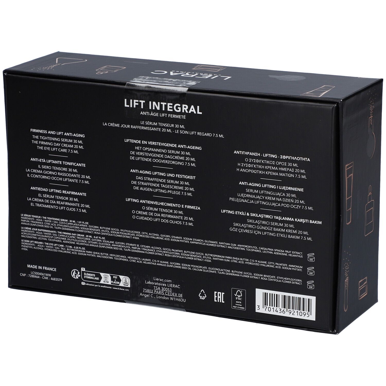 LIERAC LIFT INTEGRAL Geschenkset