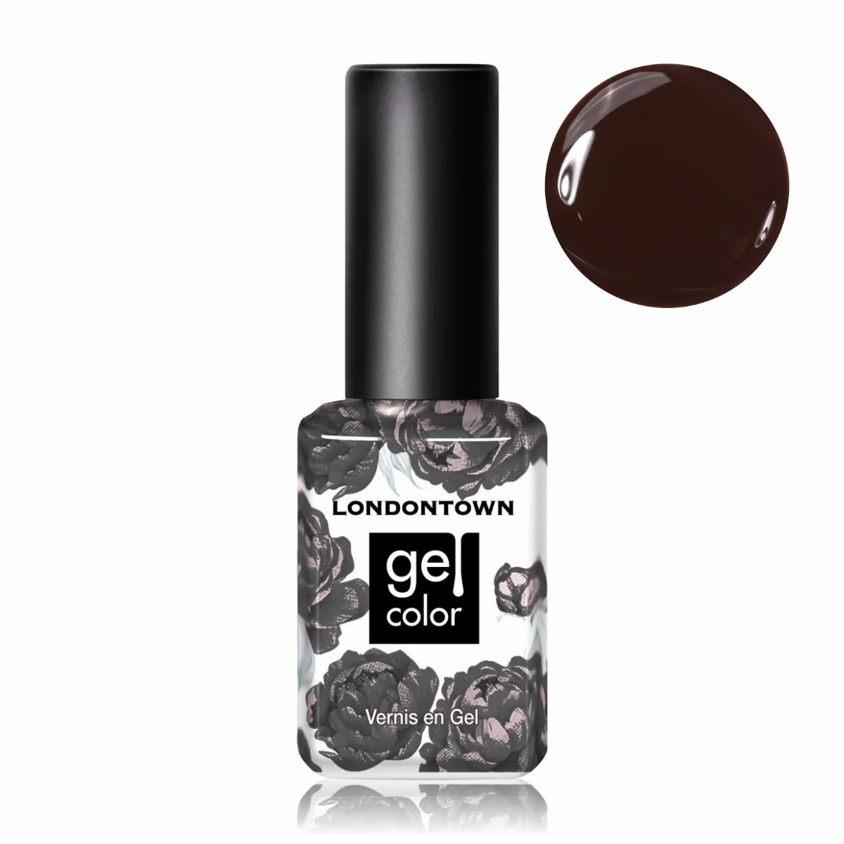 LONDONTOWN gel color Midnight Mocha Gel-Nagellack
