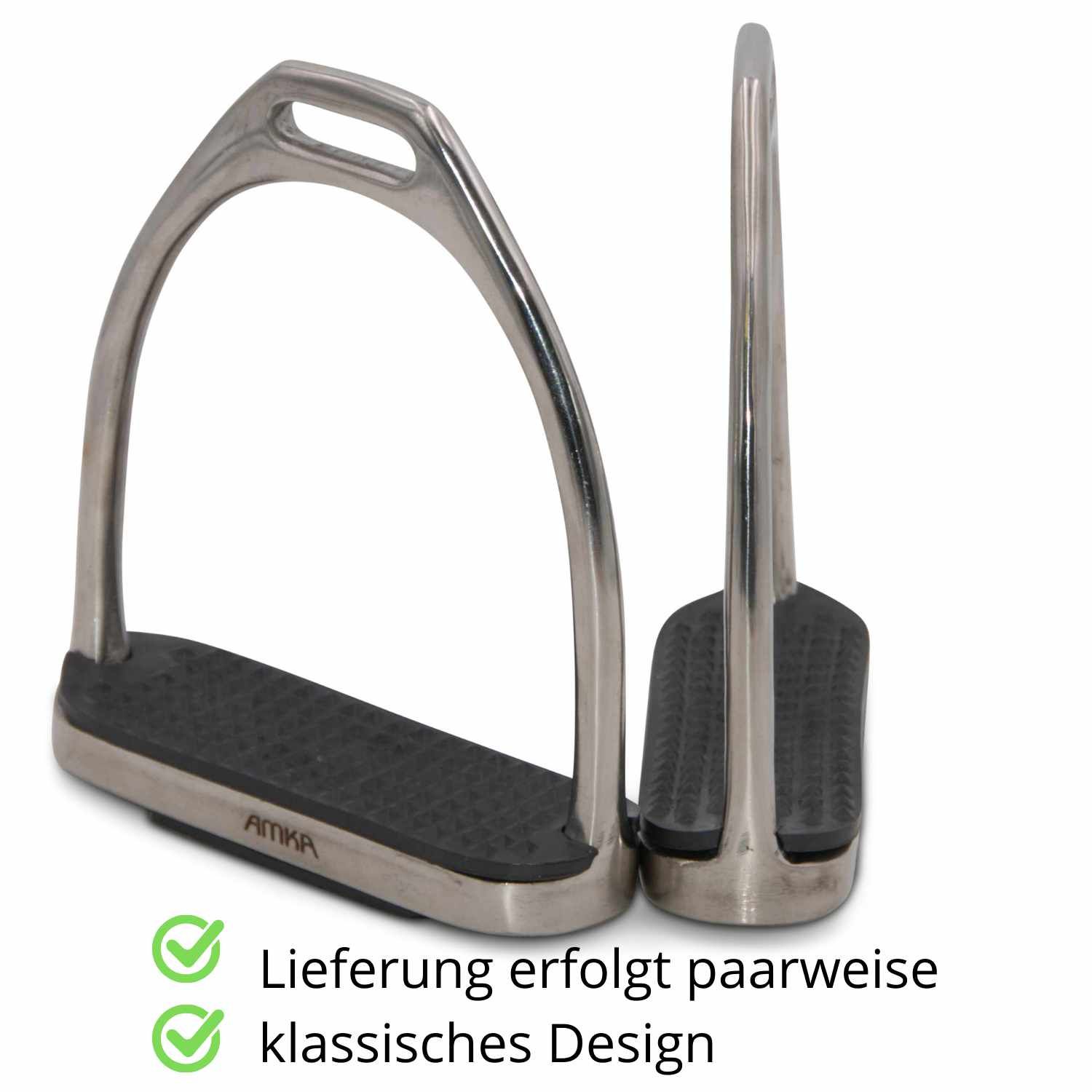 AMKA Steigbügel  Edelstahl
