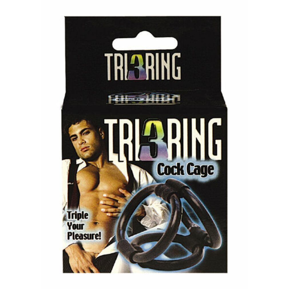 Tri Ring Cock Cage