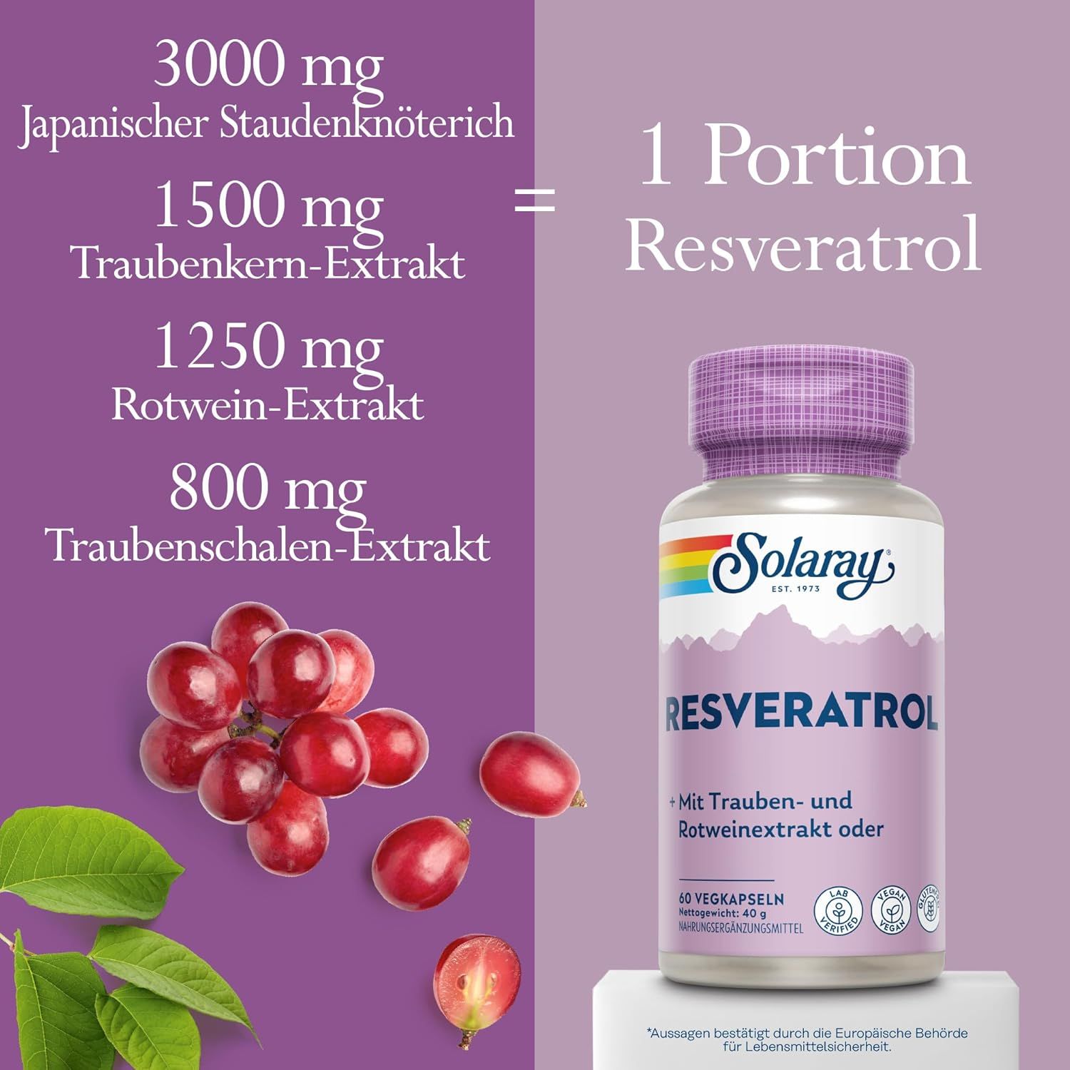 Solaray Resveratrol Complex Kapseln