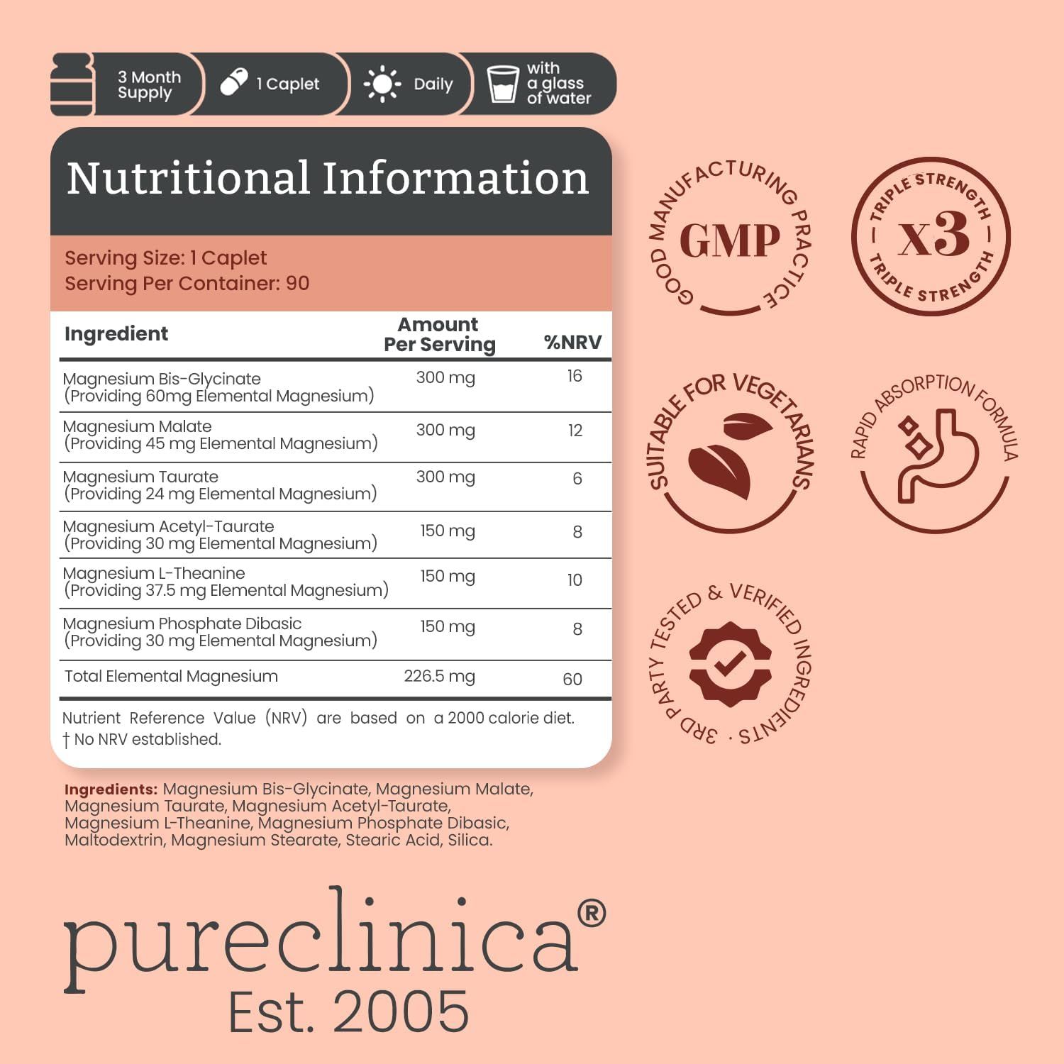 pureclinica Magnesium Komplex Tablette
