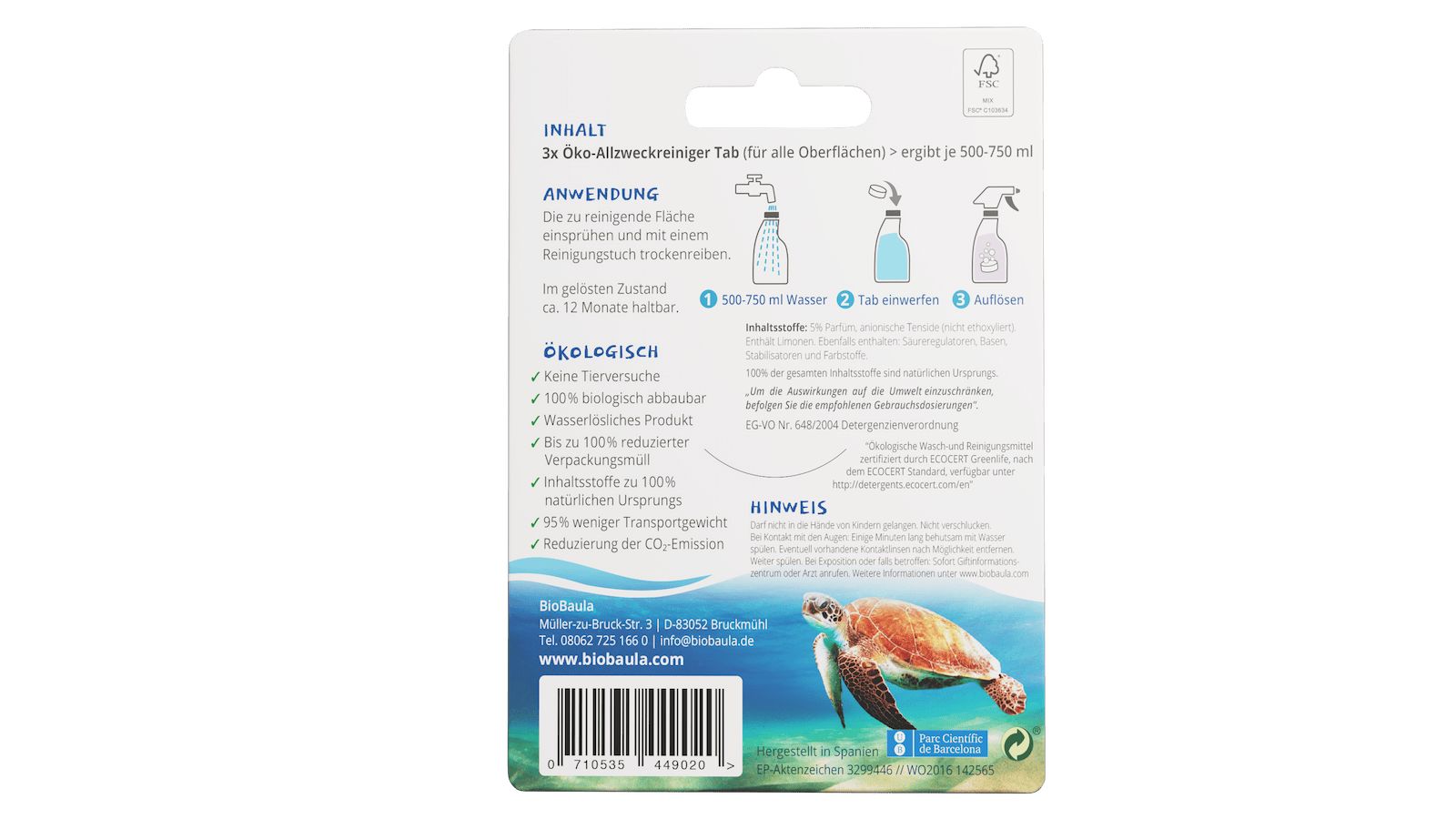 Allzweck Reiniger Tabs