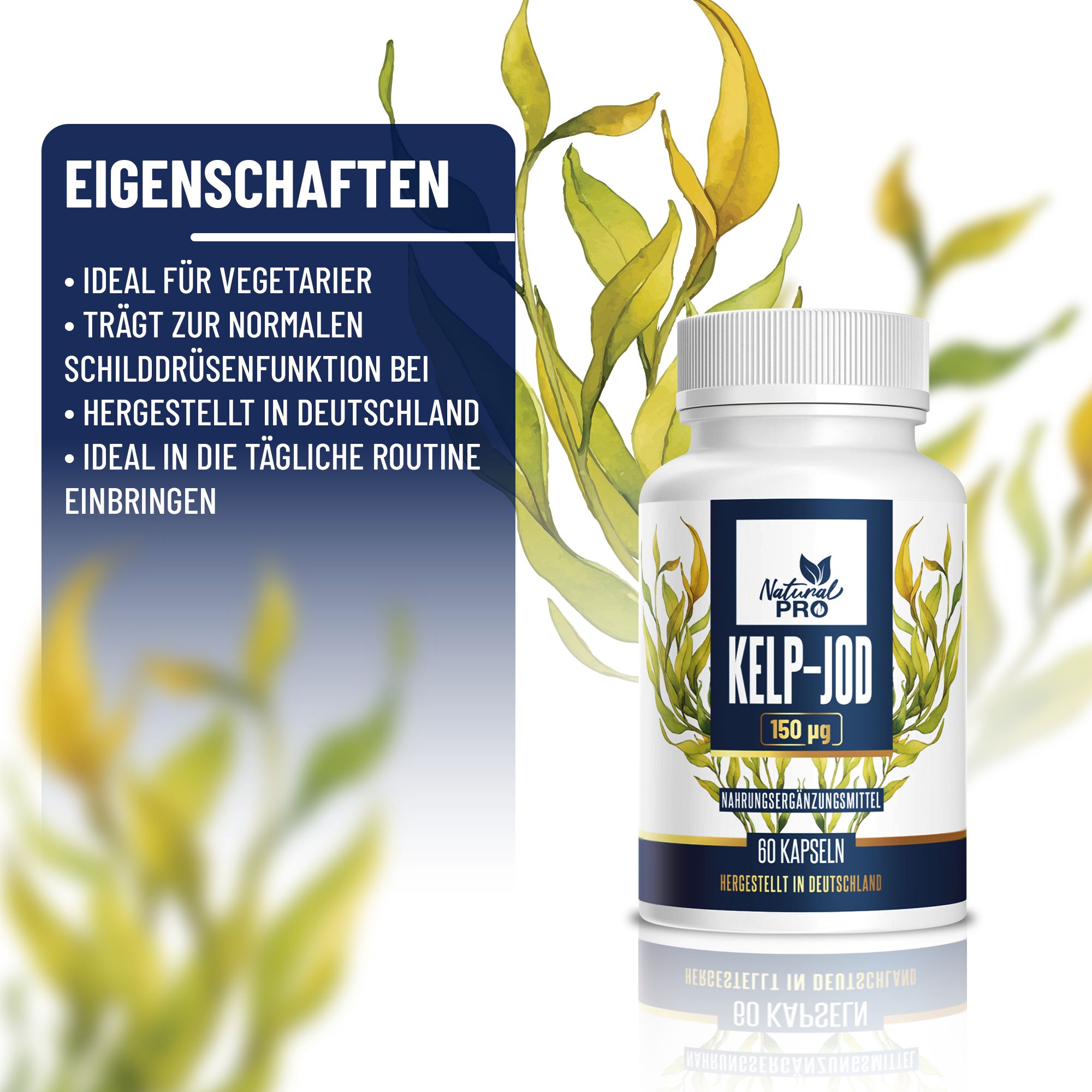 Natural Pro | KELP-JOD Kapseln 150 µg HOCHDOSIERT
