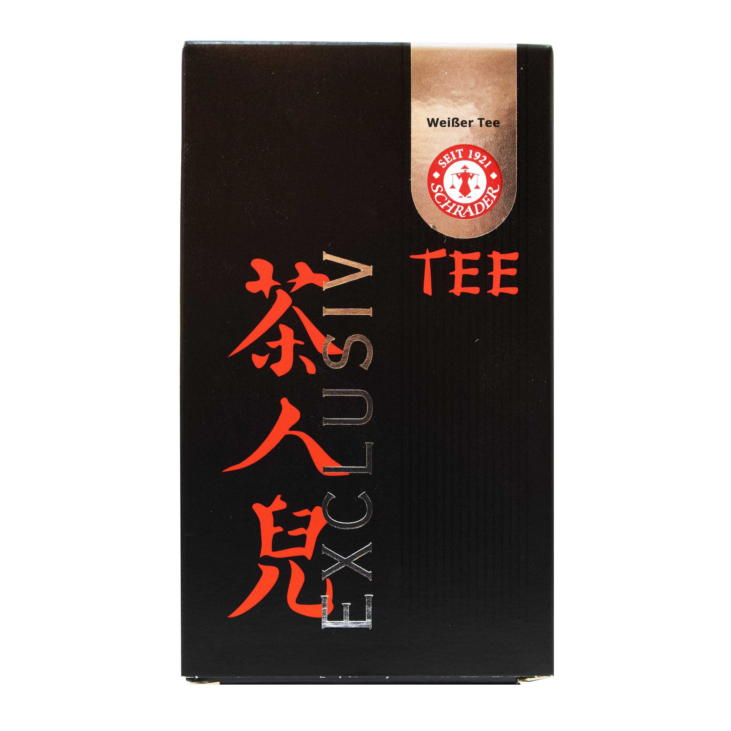 Schrader Weißer Tee China White Pai Mu Tan Bio 0,1 kg