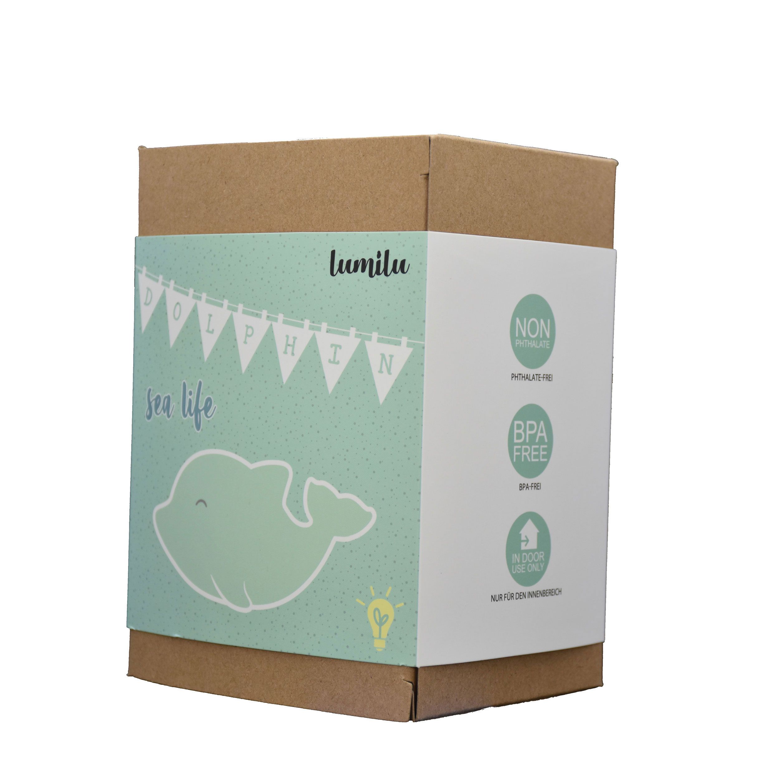 reer lumilu Sea Life Delfin, Nachtlicht, LED, Timer