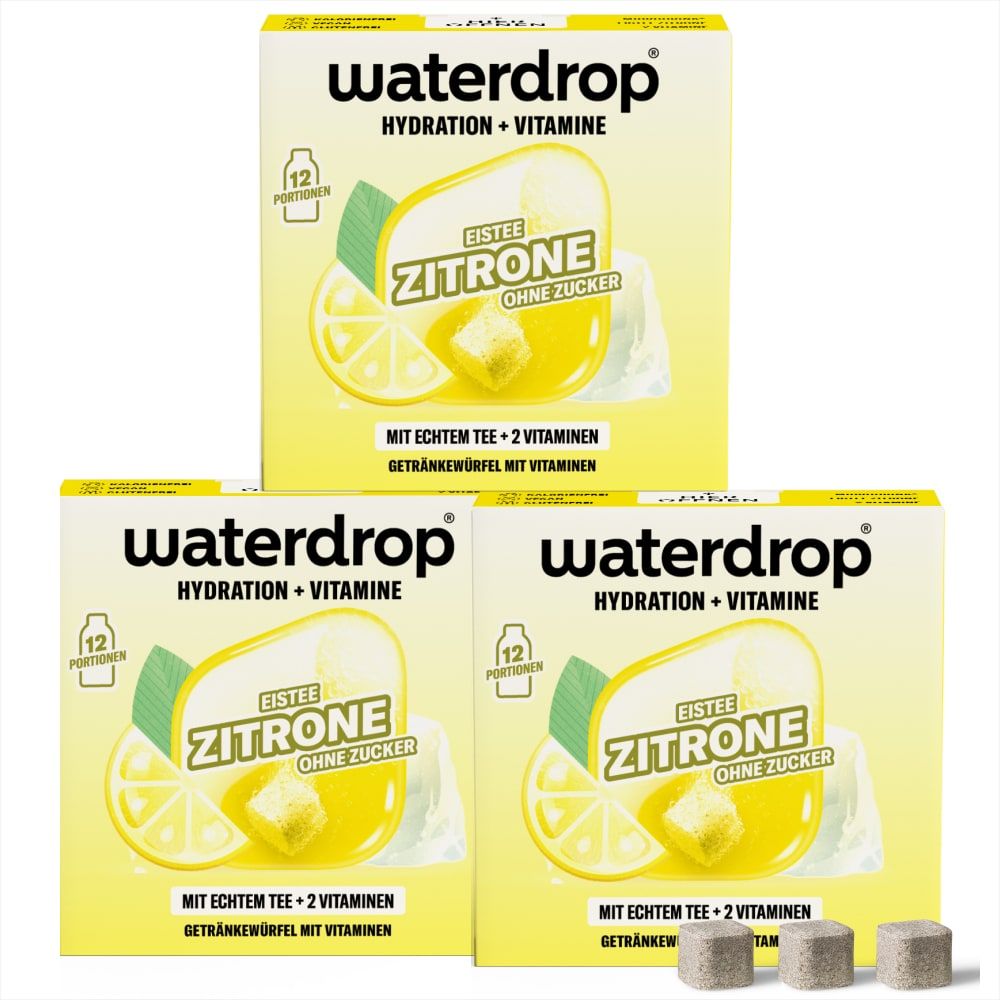 waterdrop® Eistee Zitrone Trio 36 Pc