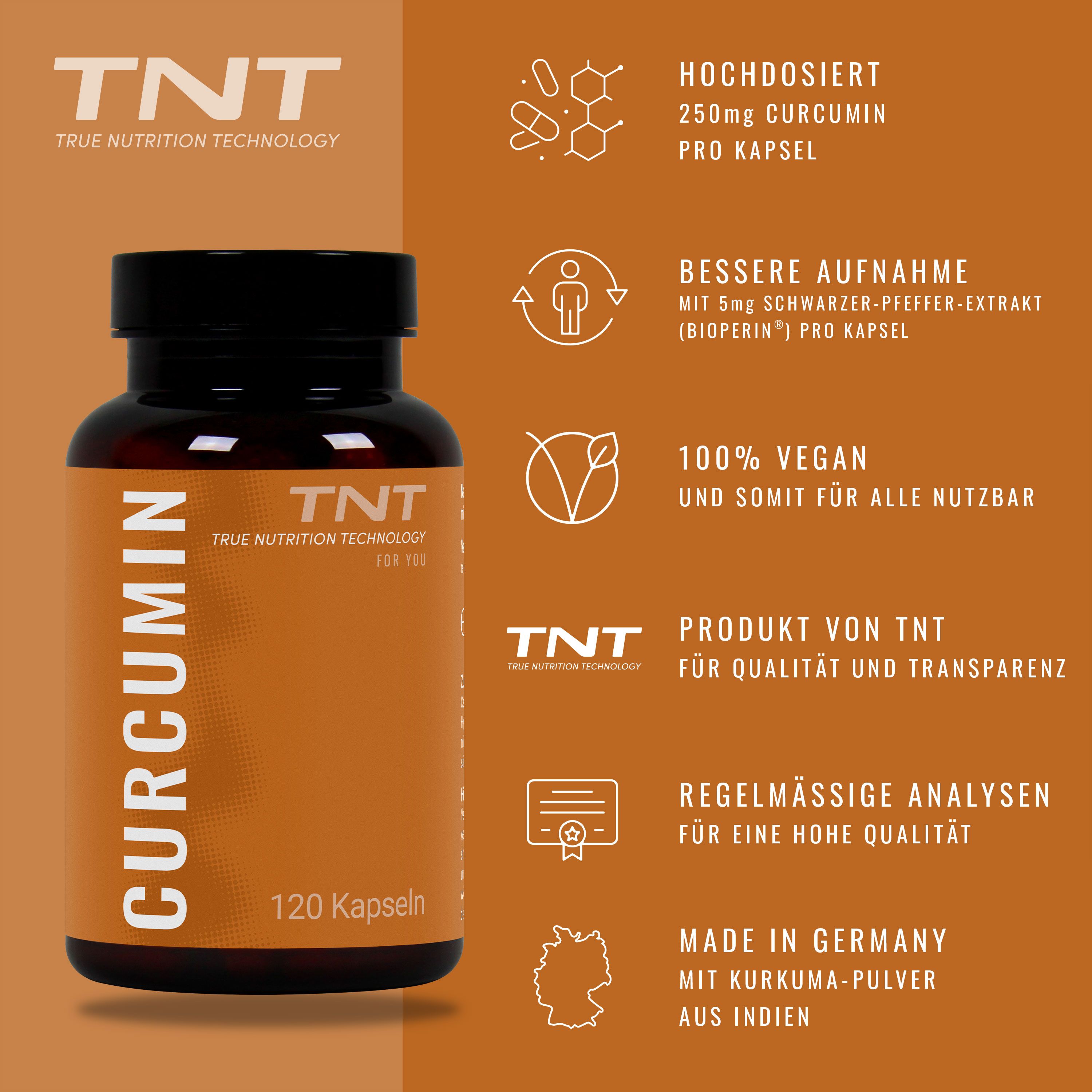 Produkt-Werbung mit Dose, Icons und Text. Enthält Informationen zu Inhaltsstoffen und Qualität.