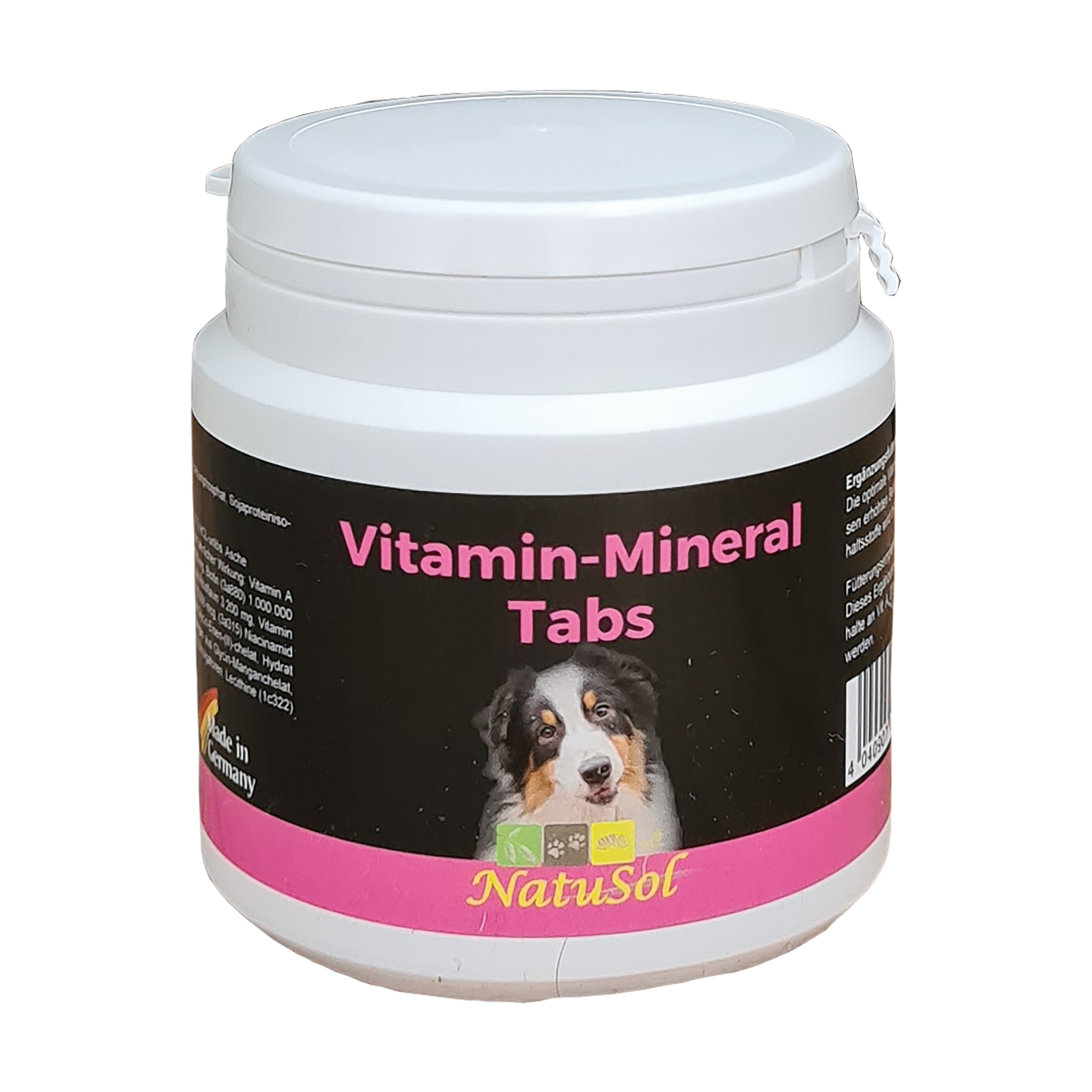 NatuSol Vitamin-Mineral Tabs für Hunde - optimale Vitaminversorgung 60 -