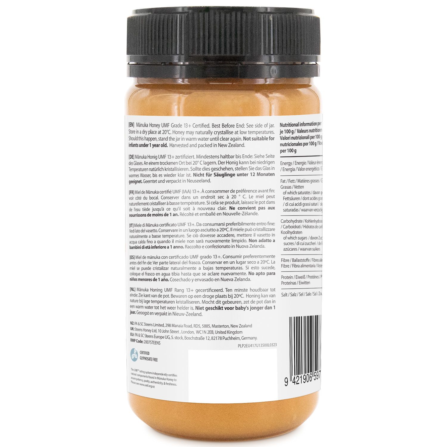 Steens MGO 400+ (UMF 13+) Manuka Honig