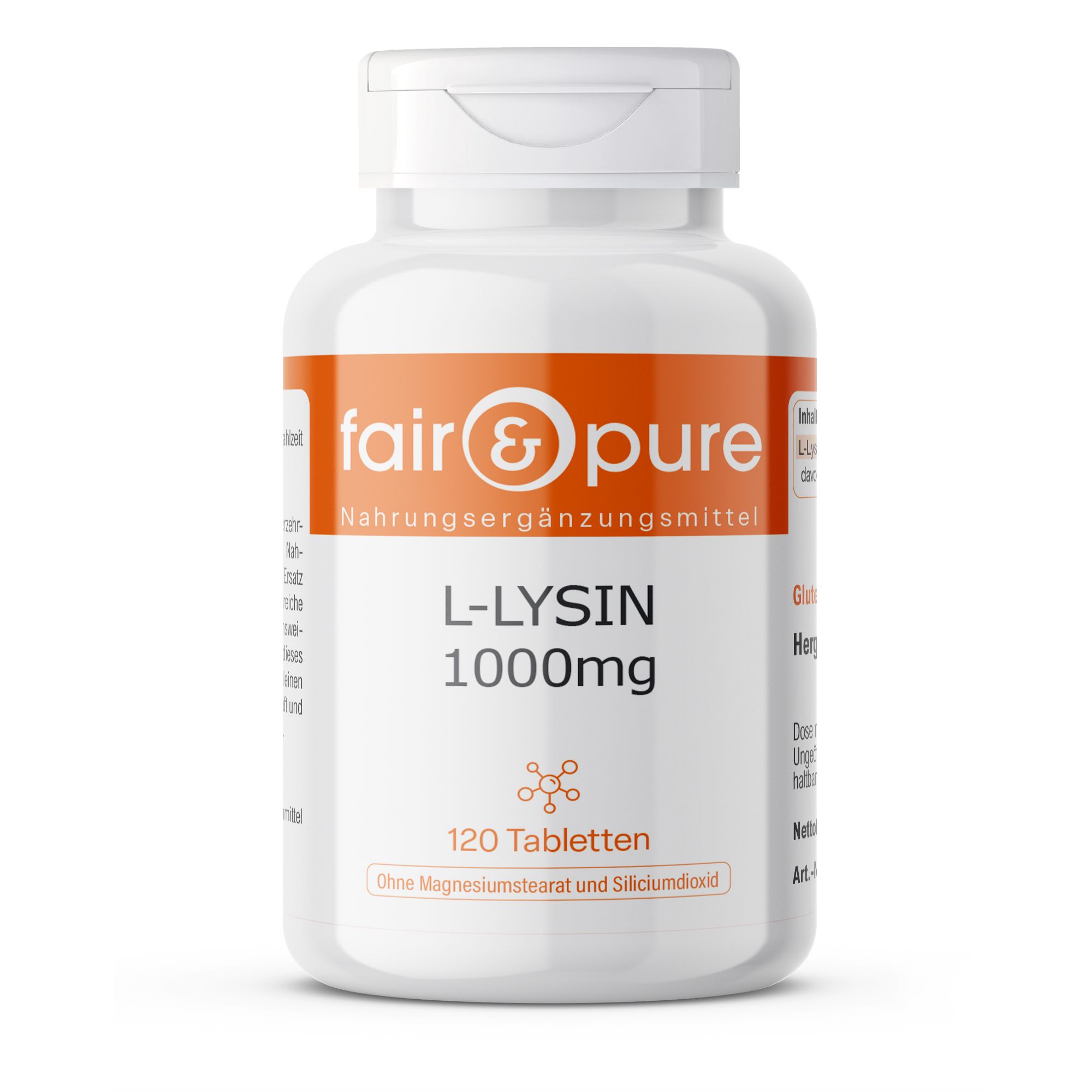 fair - pure | L Lysin 1000mg 120 St