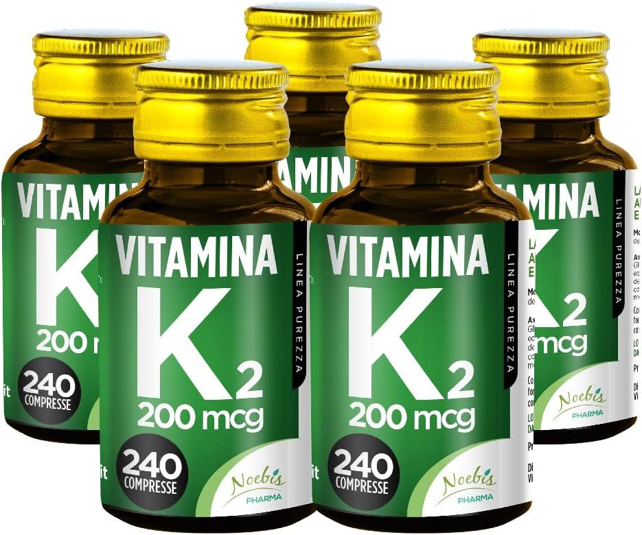 Noebis Pharma Vitamina K2 MK-7 – 200 µg – 240 Compresse