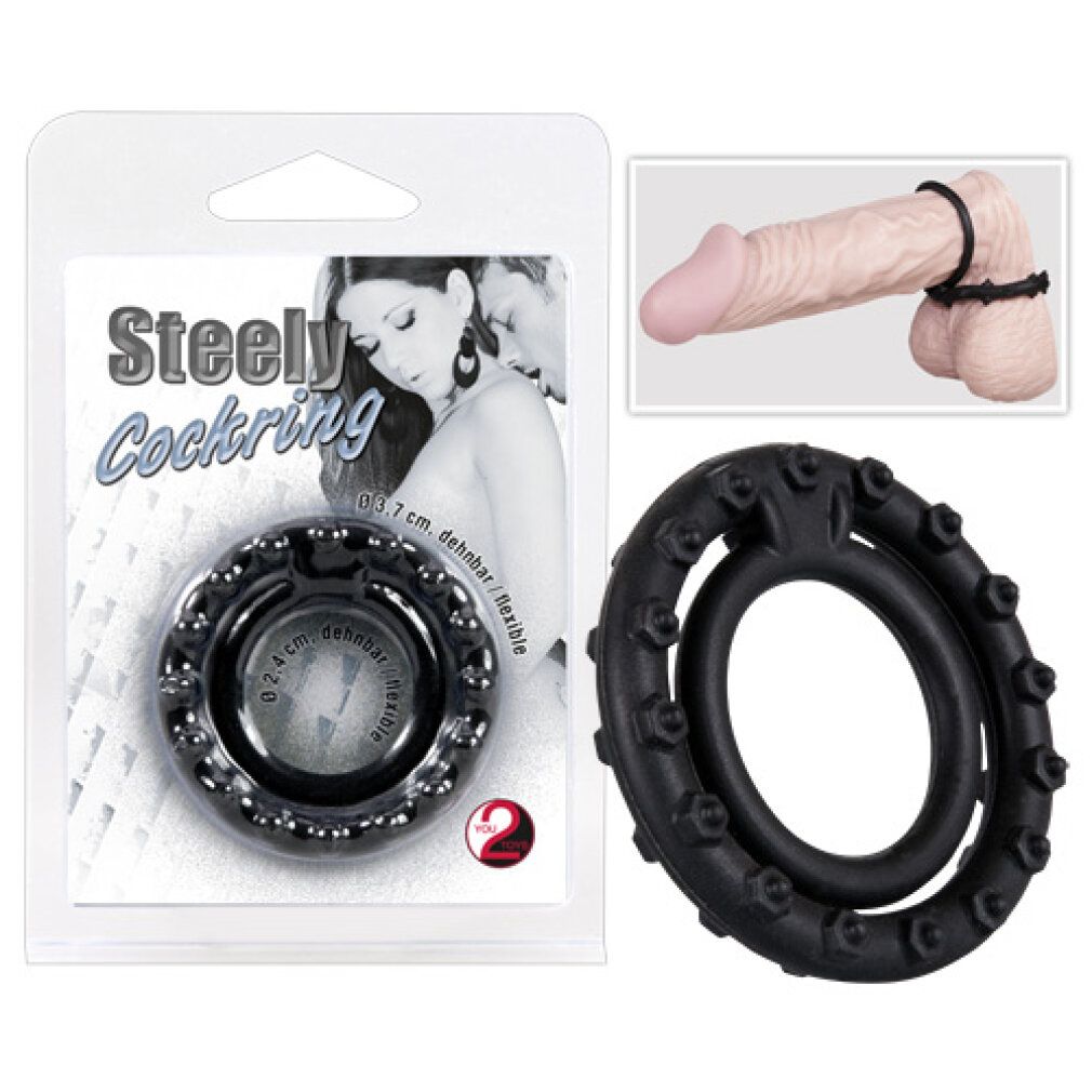 Penisring „Steely“ mit Hodenring | You2Toys