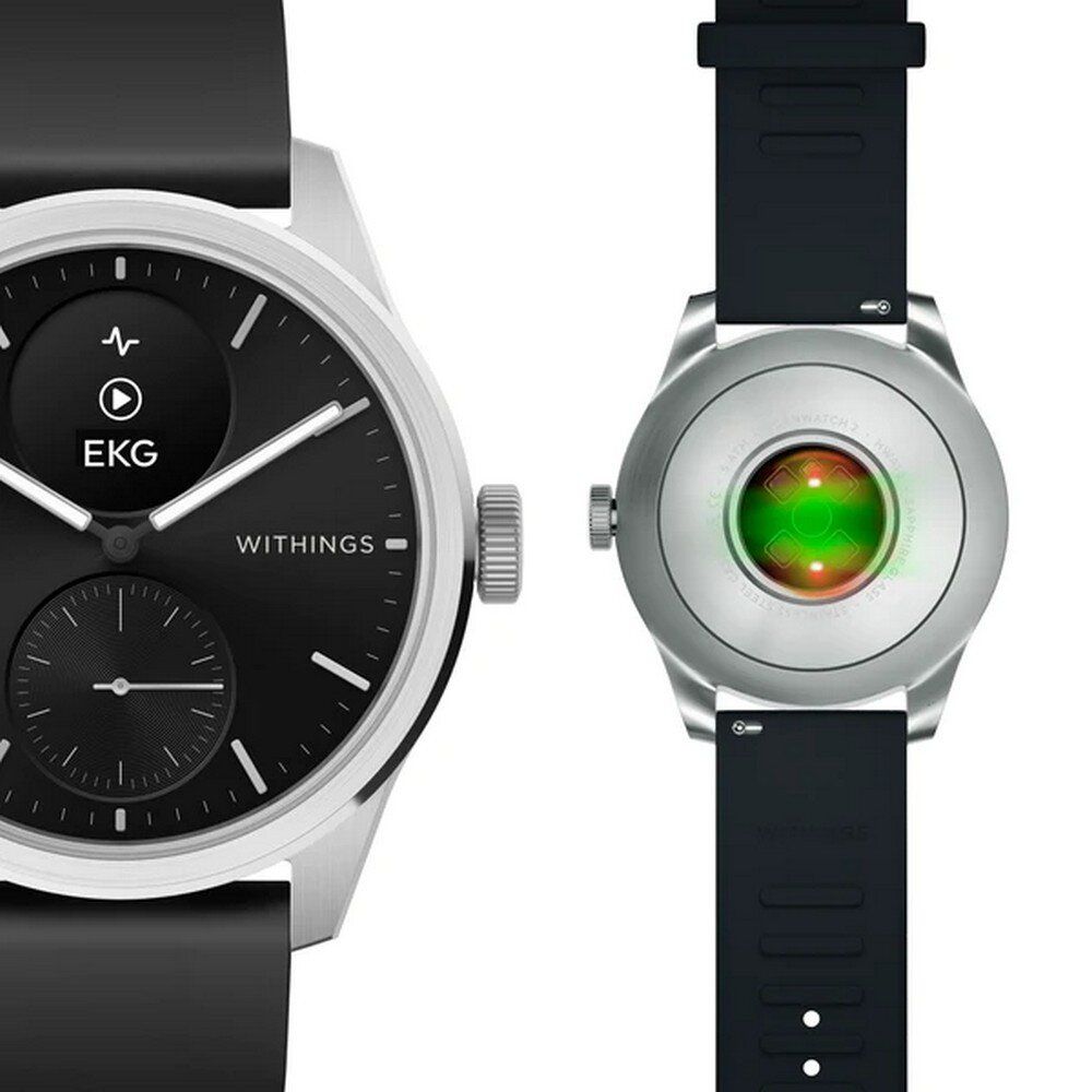 Withings Scanwatch 2, 42 mm, schwarz