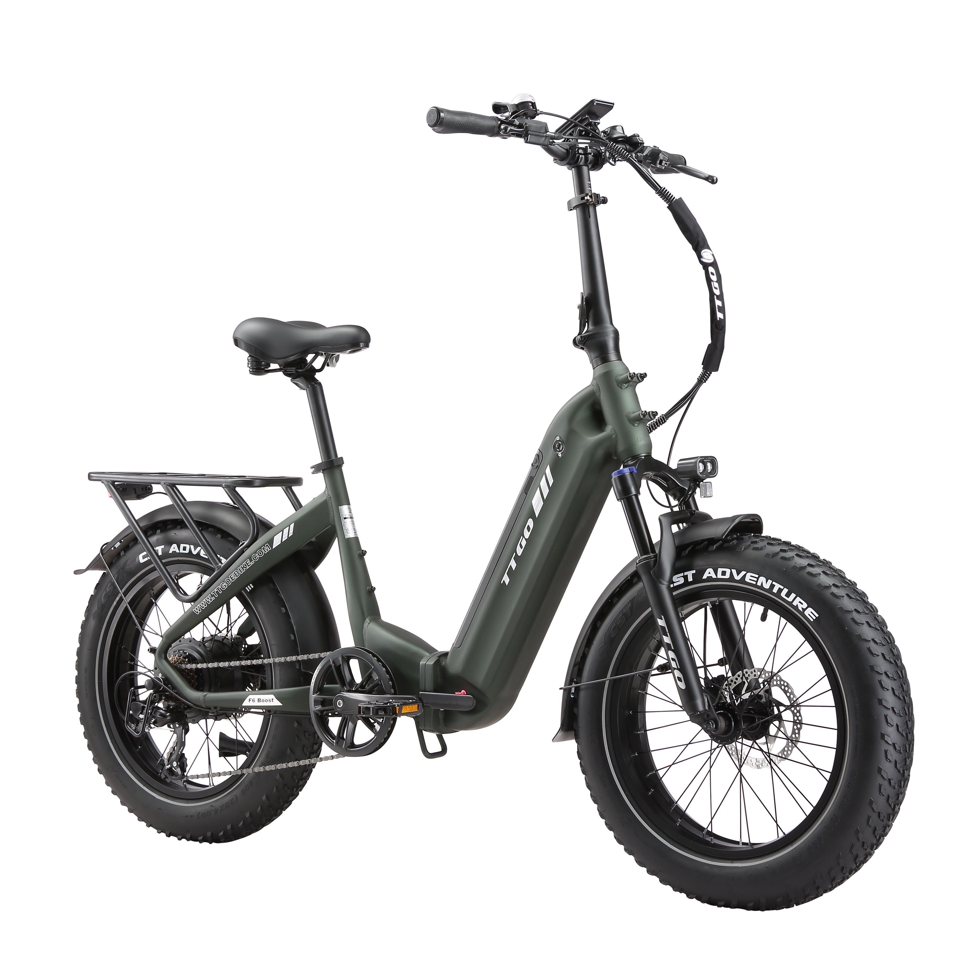 Ttgo F6 Boost Faltbares E-Bike, 48V 18Ah Akku, hydraulische Scheibenbremse 1 St