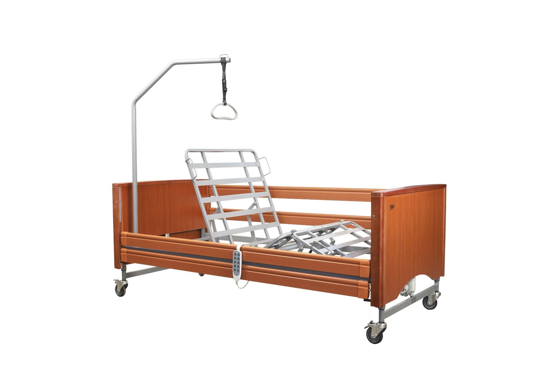 Ausilium Letto Degenza Elettrico in Legno con Movimento Trendelenburg per Disabili e Anziani