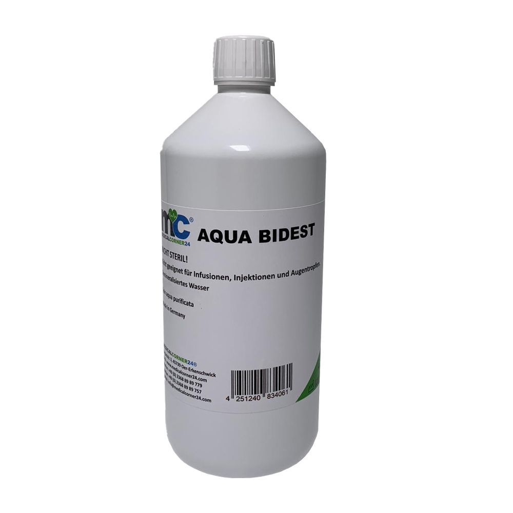 Medicalcorner24 Aqua Bidest 1 l