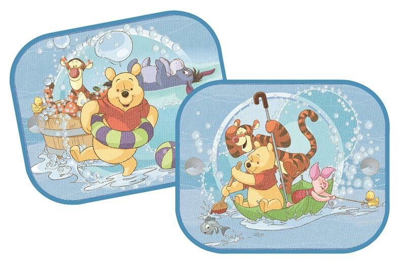 Kaufmann Baby Sonnenschutz für Seitenscheibe, Winnie the Pooh, 2er Pack Auto-Sonnenschutz