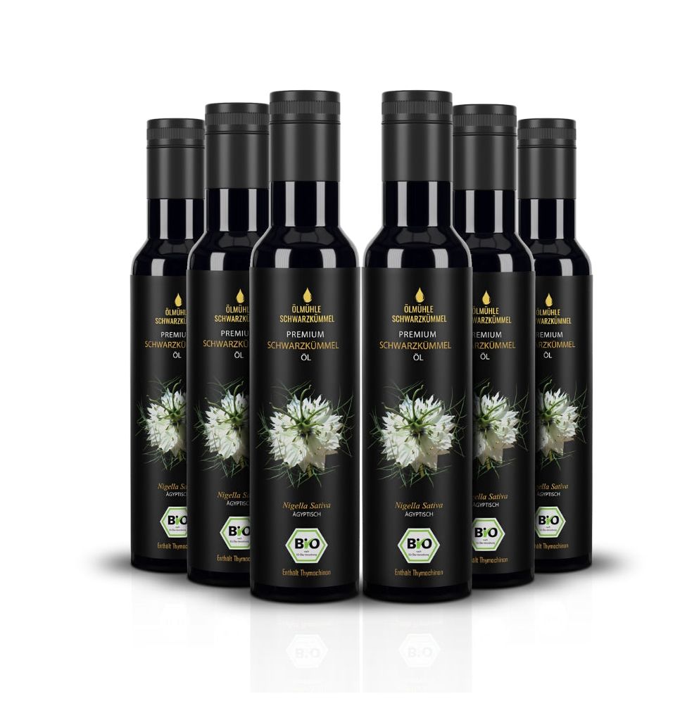 Biolaviva Premium BIO-Schwarzkümmelöl 6x250 ml Flüssigkeit