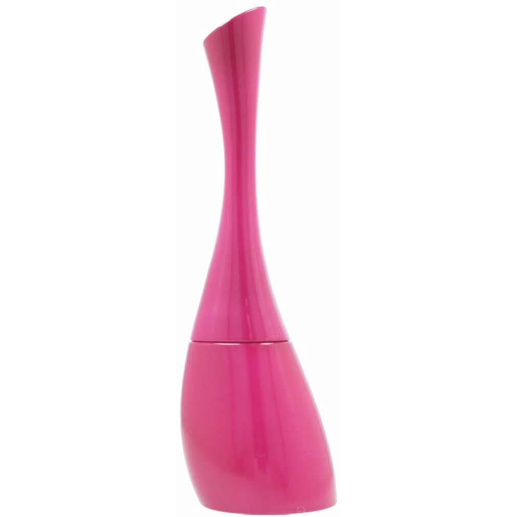 Pinkfarbene Kenzo Amour Eau de Parfum Flasche, geschwungene Form.