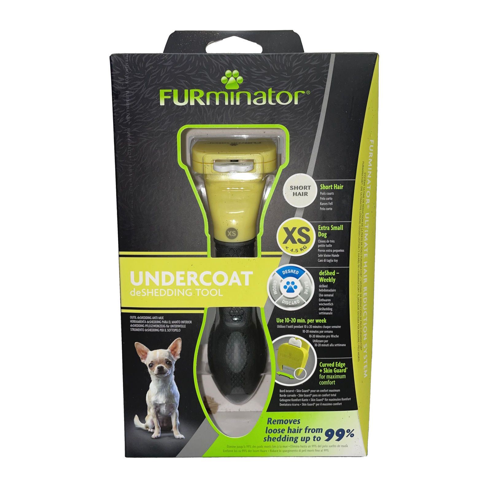 FURminator für kurzhaarige Schoßhunde - Pflegewerkzeug