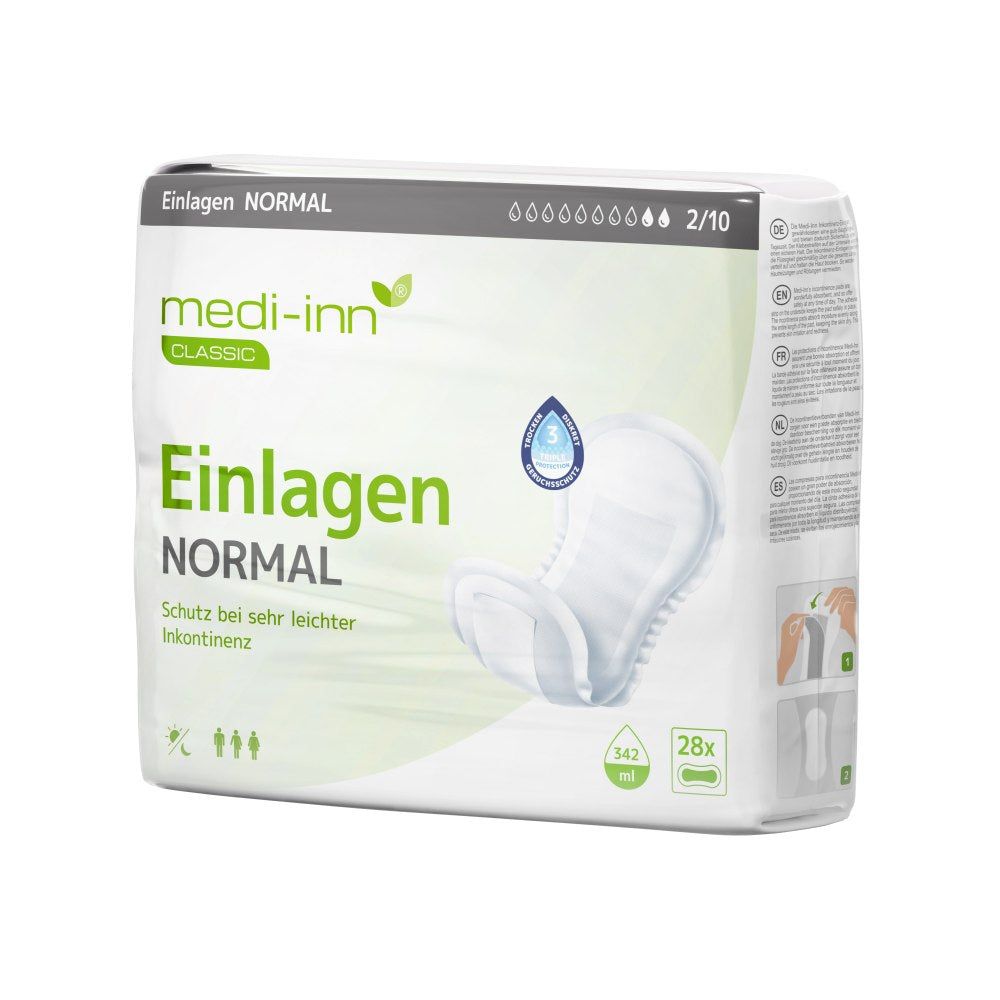 Medi-Inn Inkontinenz-Einlagen NORMAL, 2 Tropfen